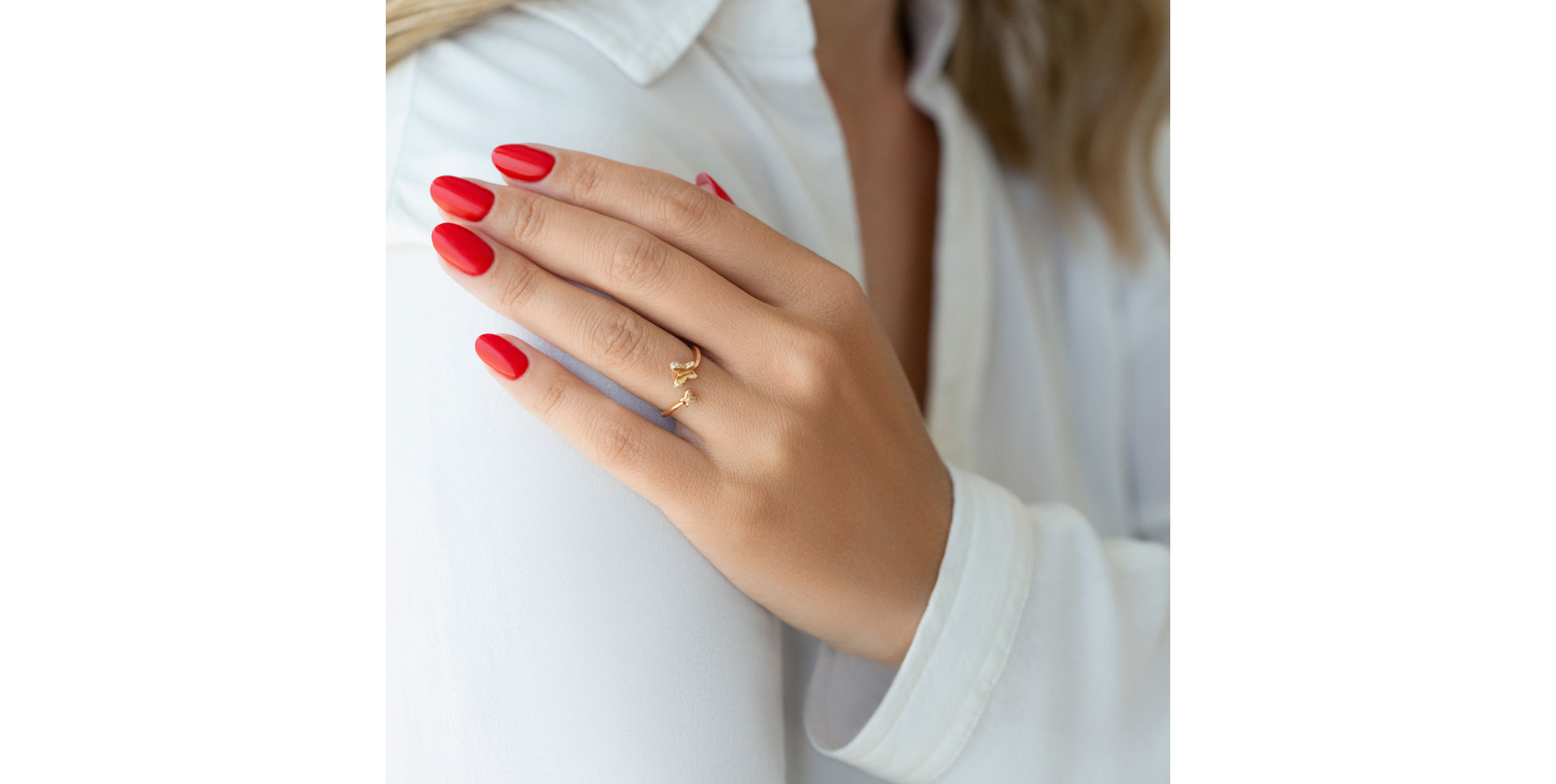 Prsten s diamanty The Butterfly Bond