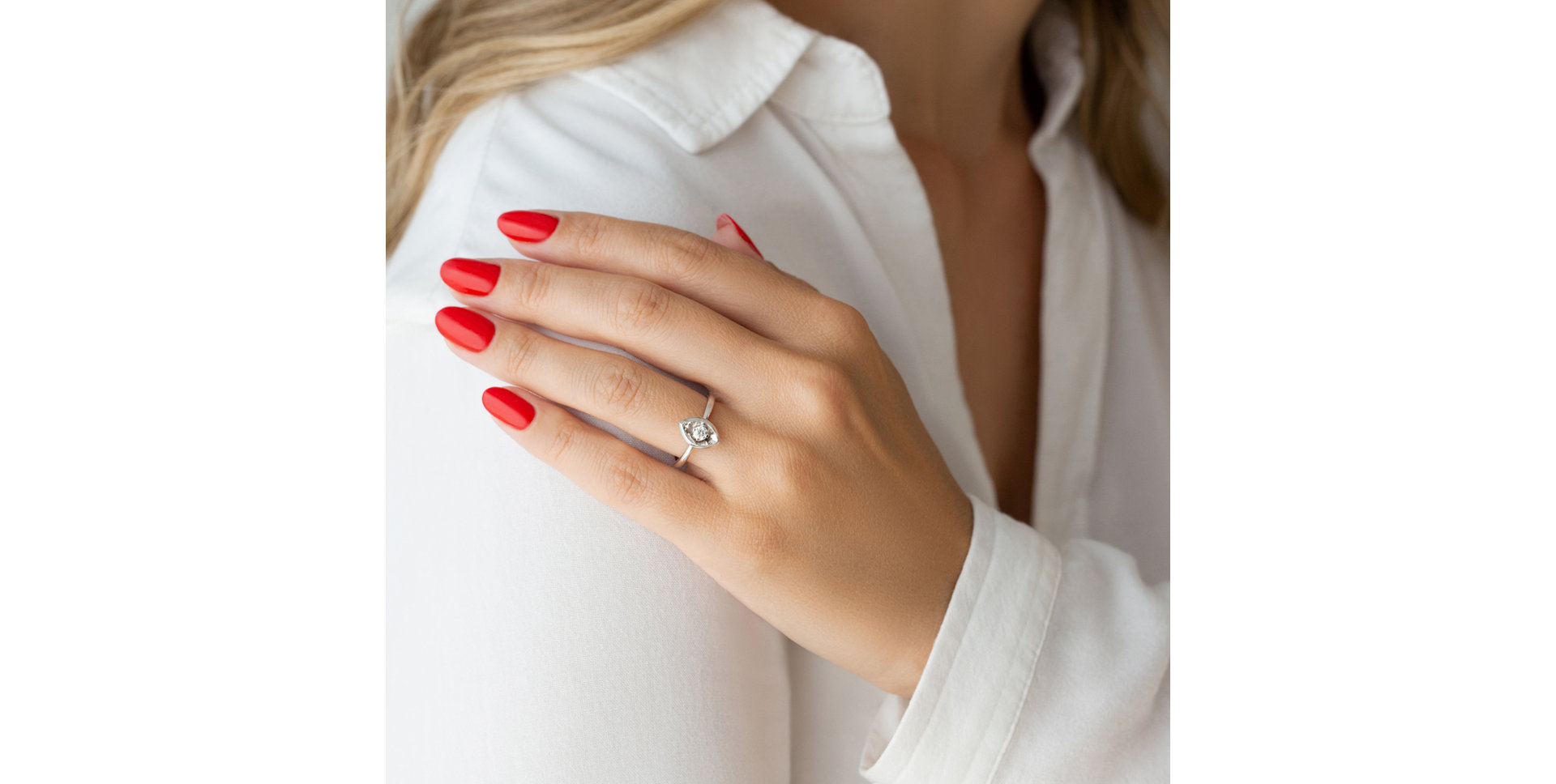 Prsten s diamantem Karis