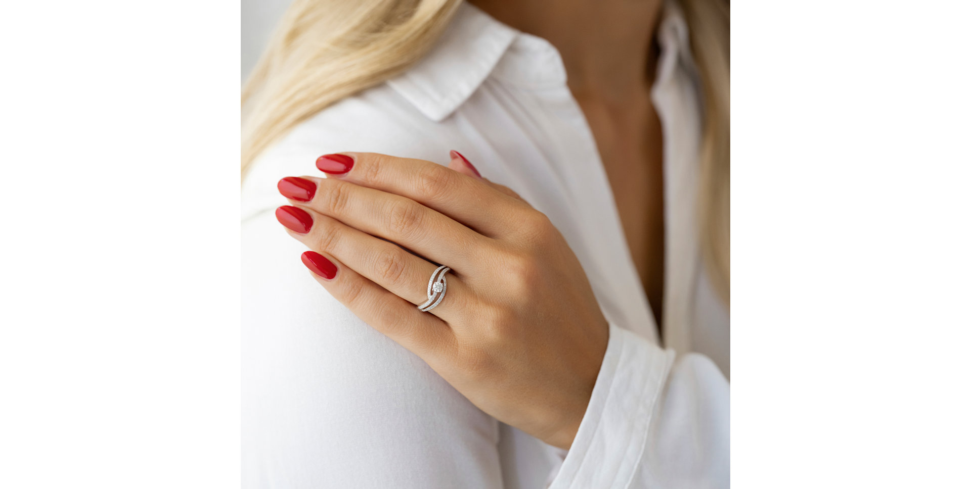 Prsten s diamanty Determination