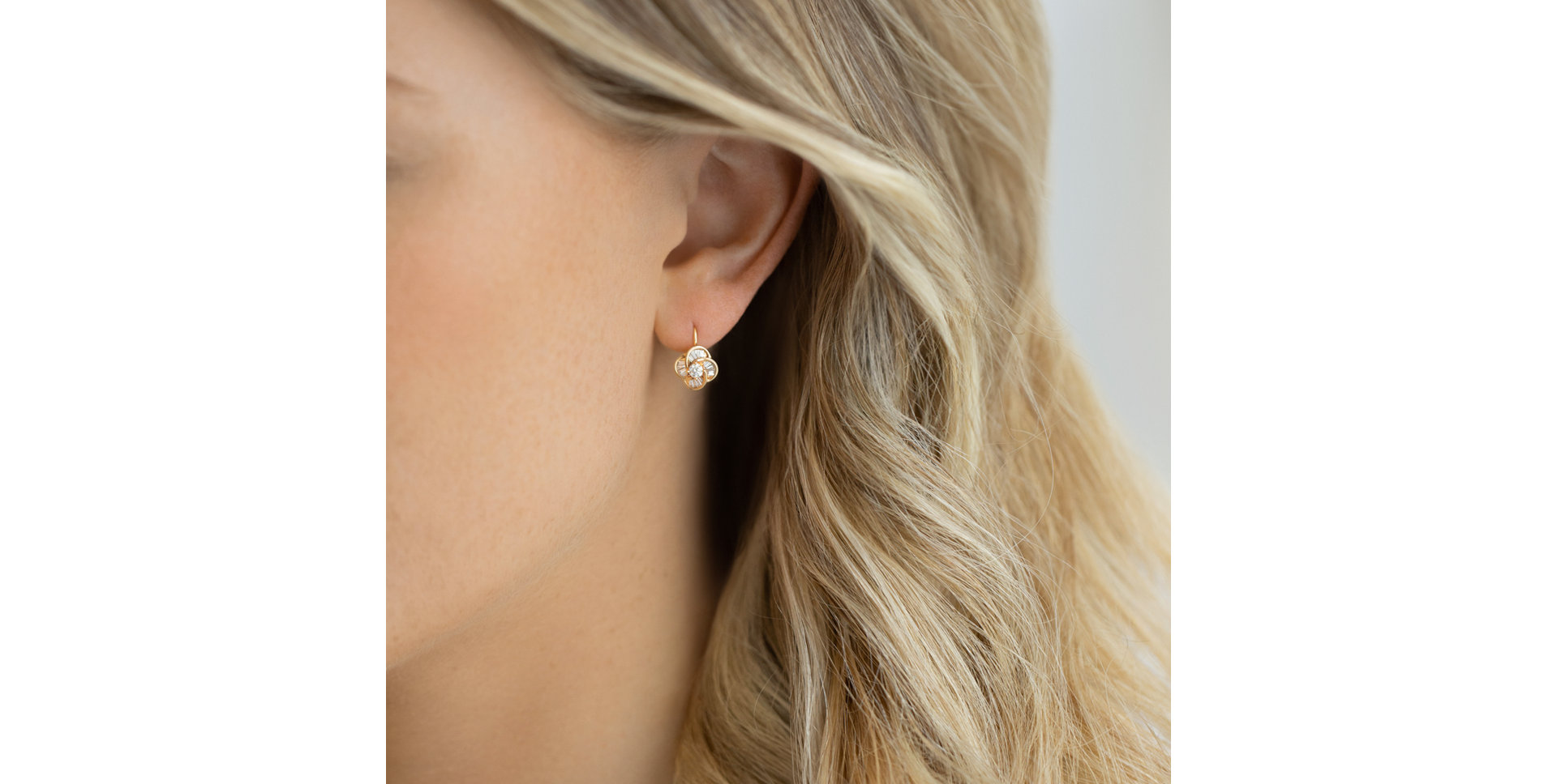 Náušnice s diamanty Samiya