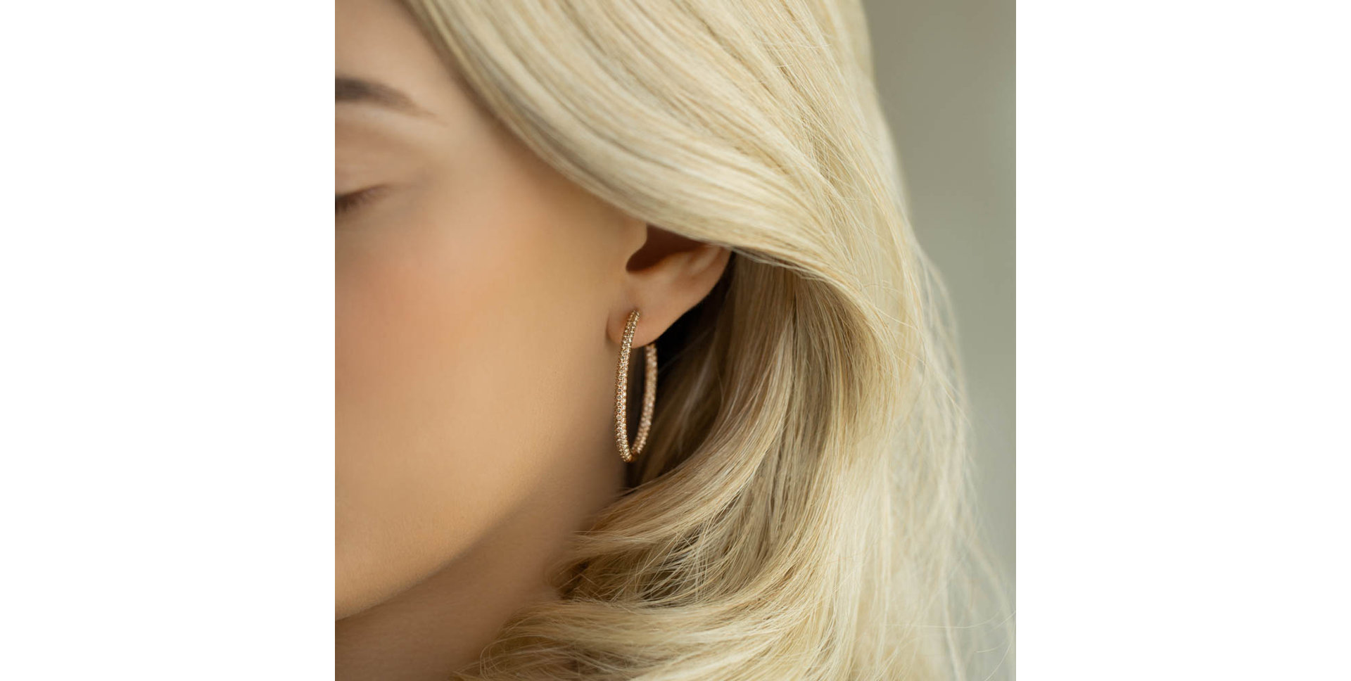 Náušnice s hnědými diamanty Moonlight Rain