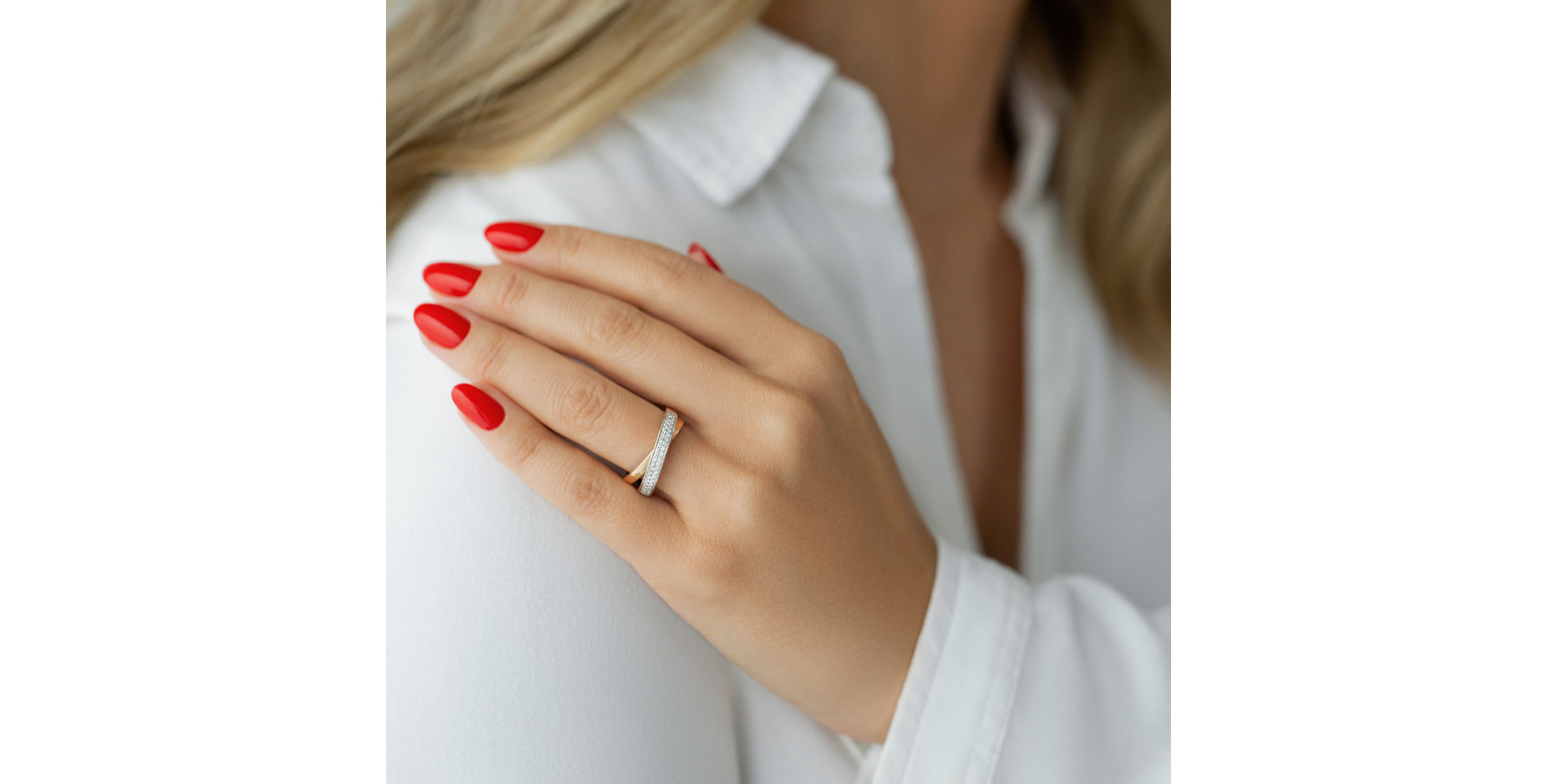 Prsten s diamanty Romantic Labyrinth