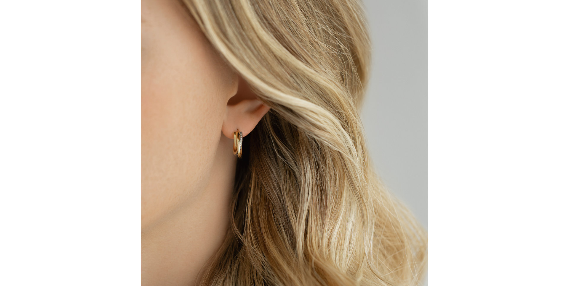 Náušnice s hnědými diamanty Infinite Dream