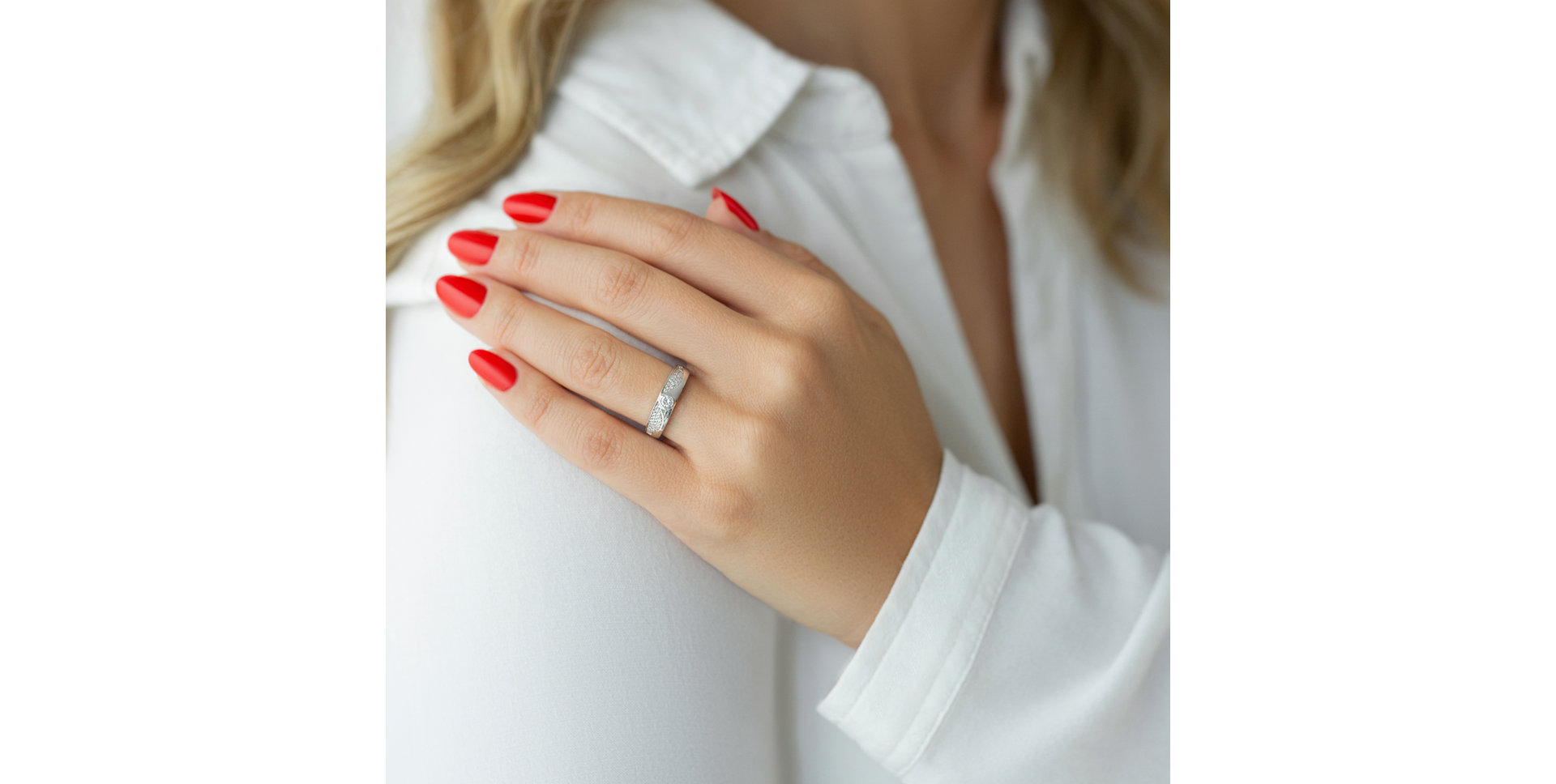 Prsten s diamanty Delicate Dedication