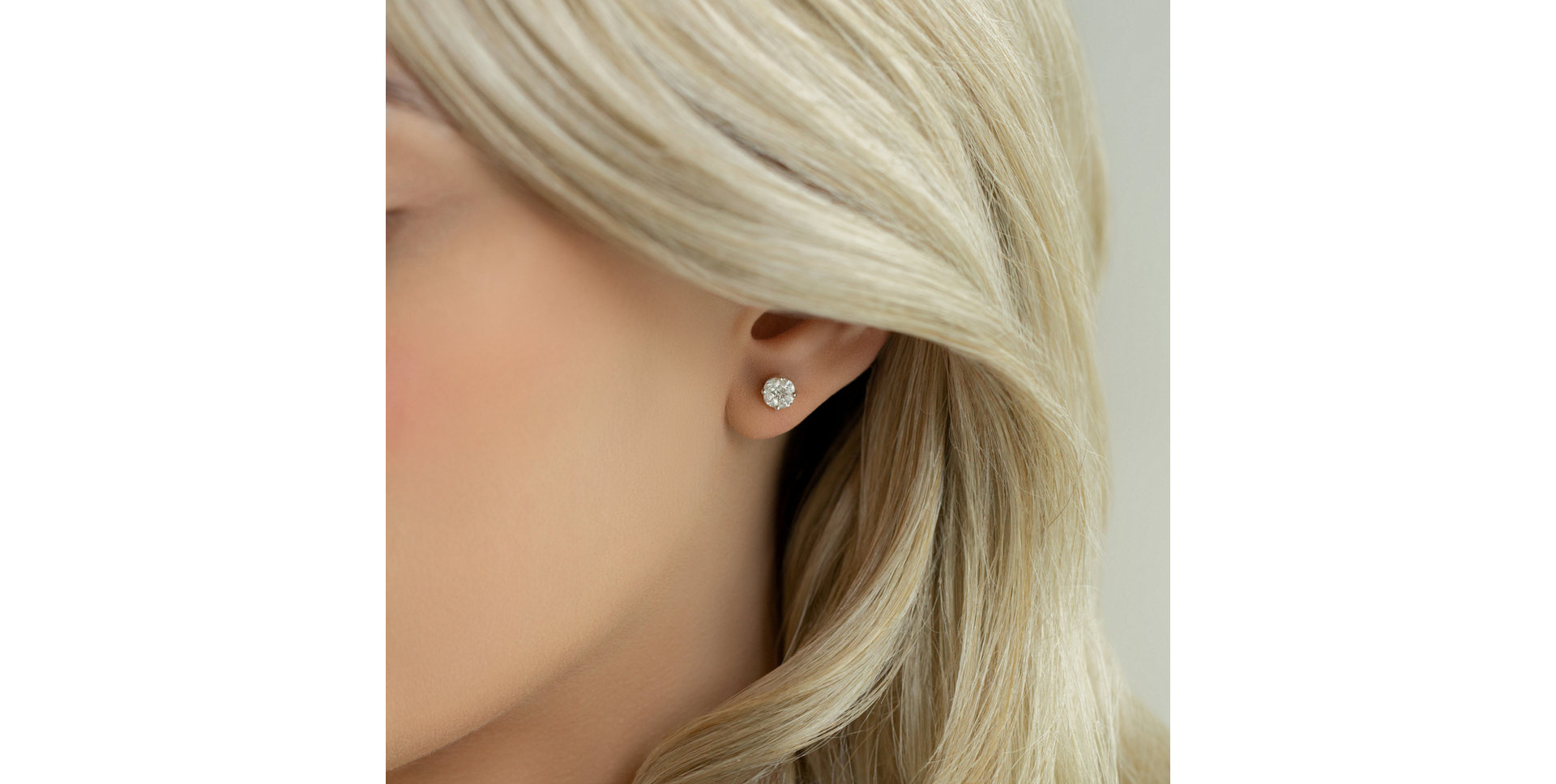 Náušnice s diamanty Amorous Bliss