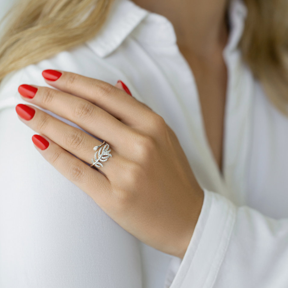 Prsten s diamanty Imposant Allegory