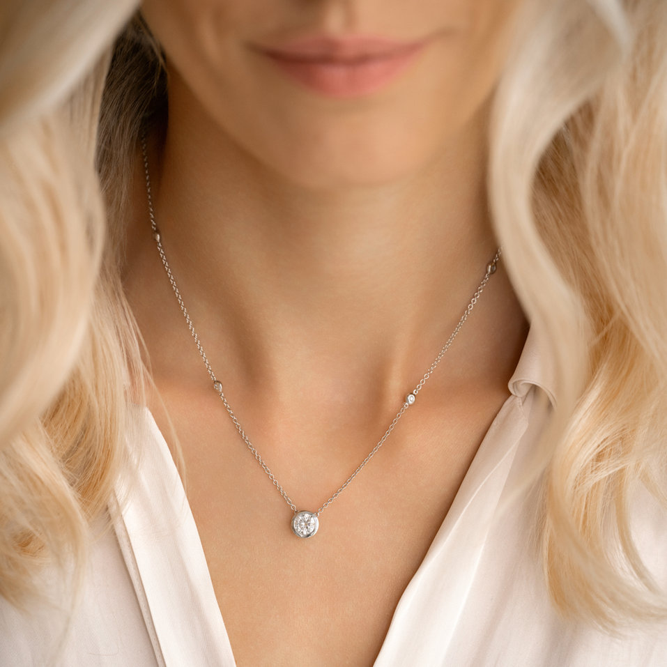 Náhrdelník s diamanty Alice