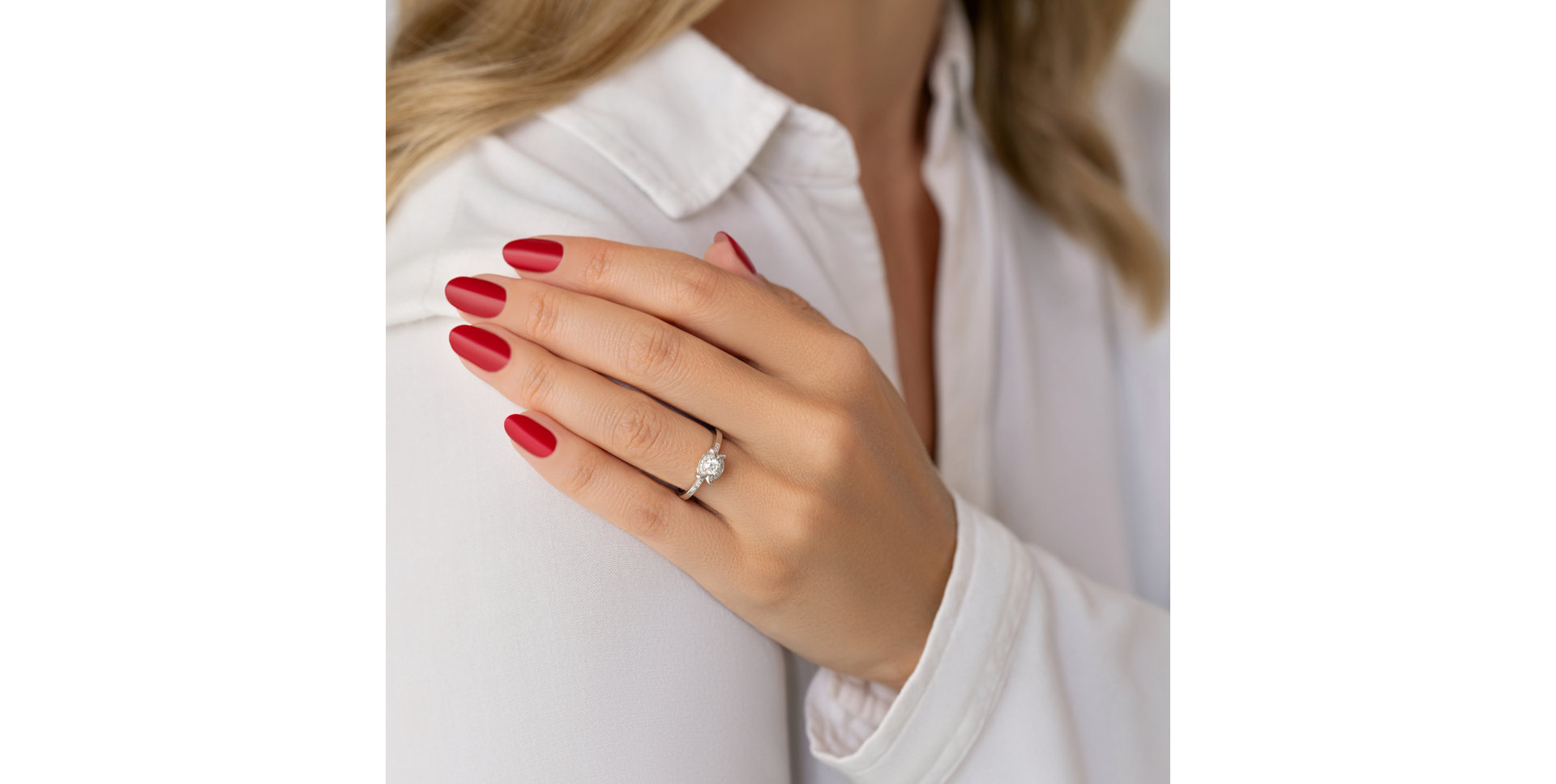 Prsten s diamanty Fowen