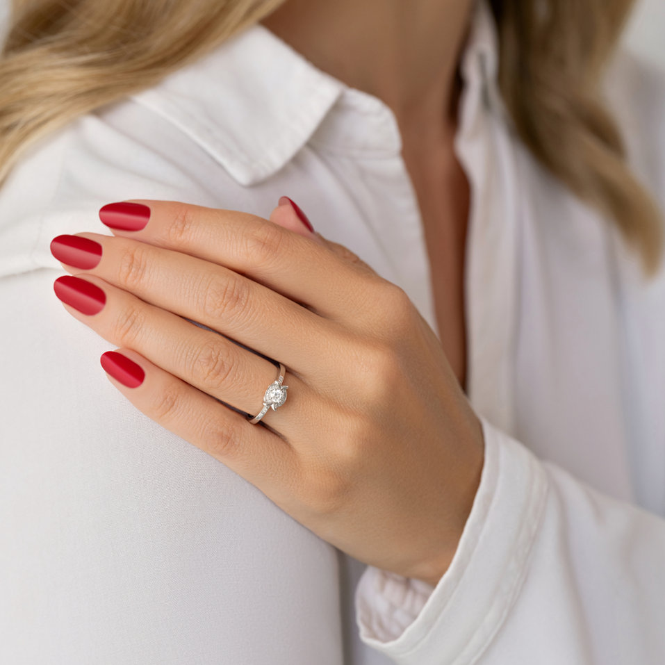 Prsten s diamanty Fowen