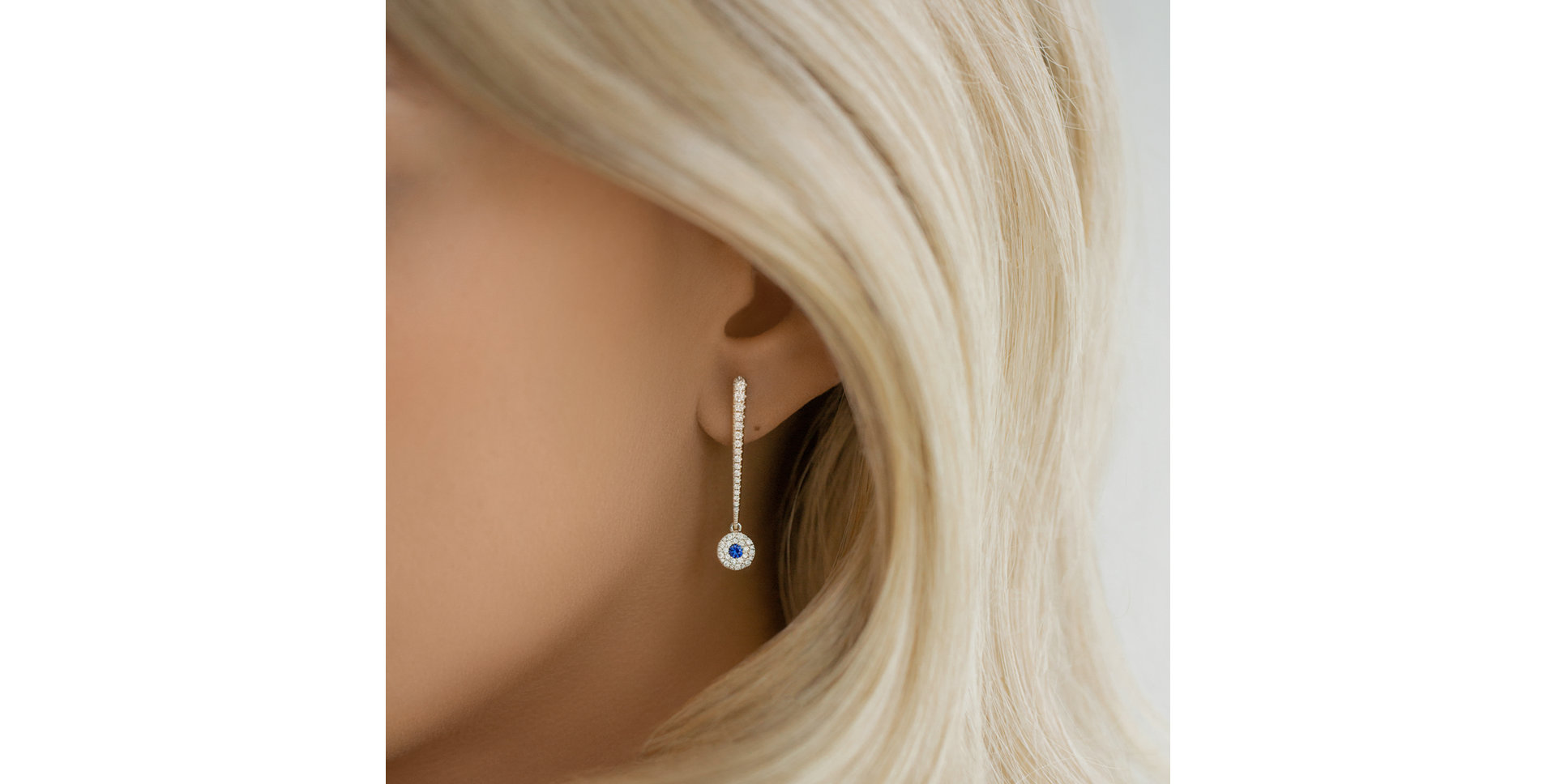 Náušnice s diamanty Sparkling Exclamation