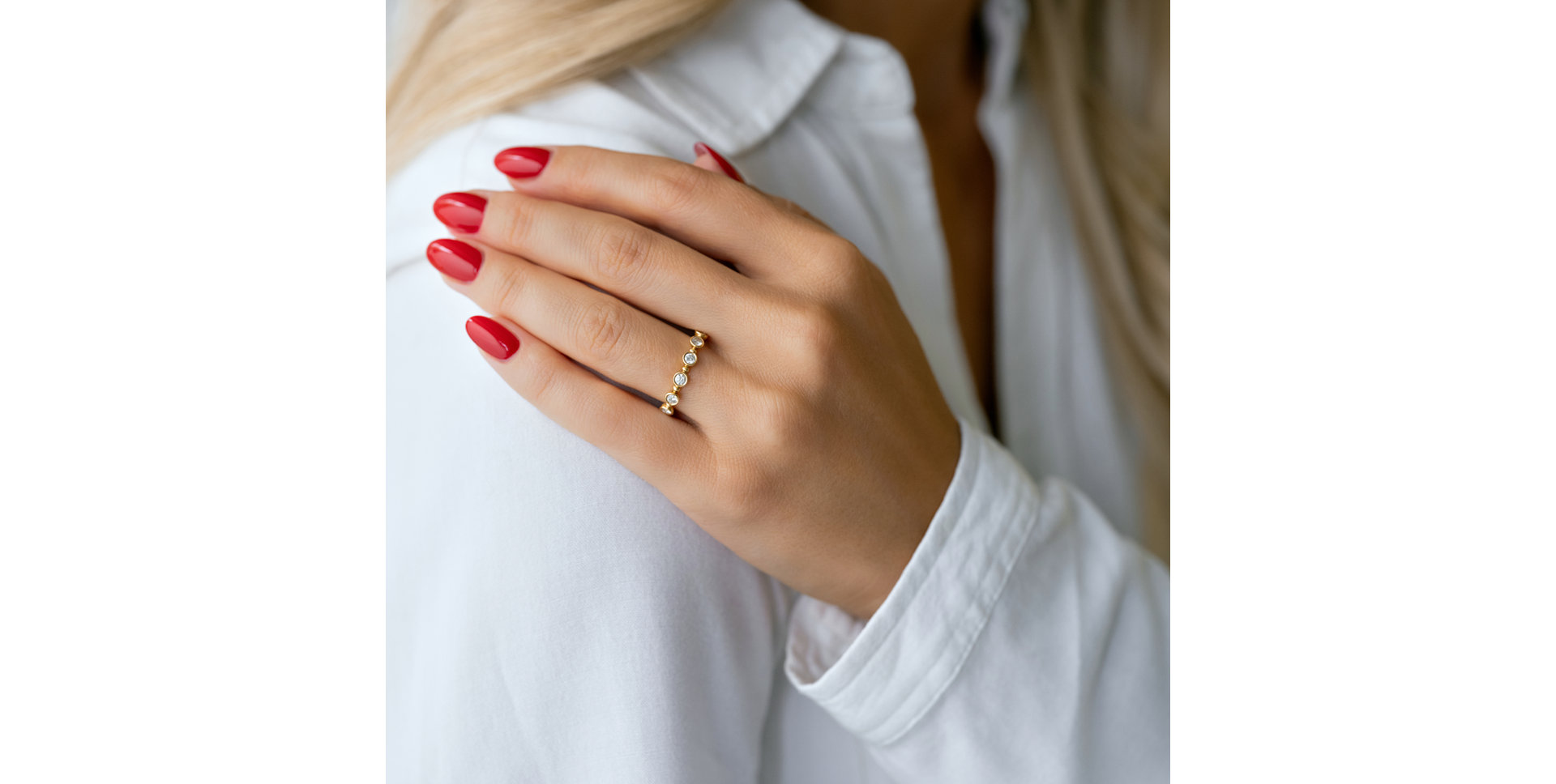 Prsten s diamanty Gail