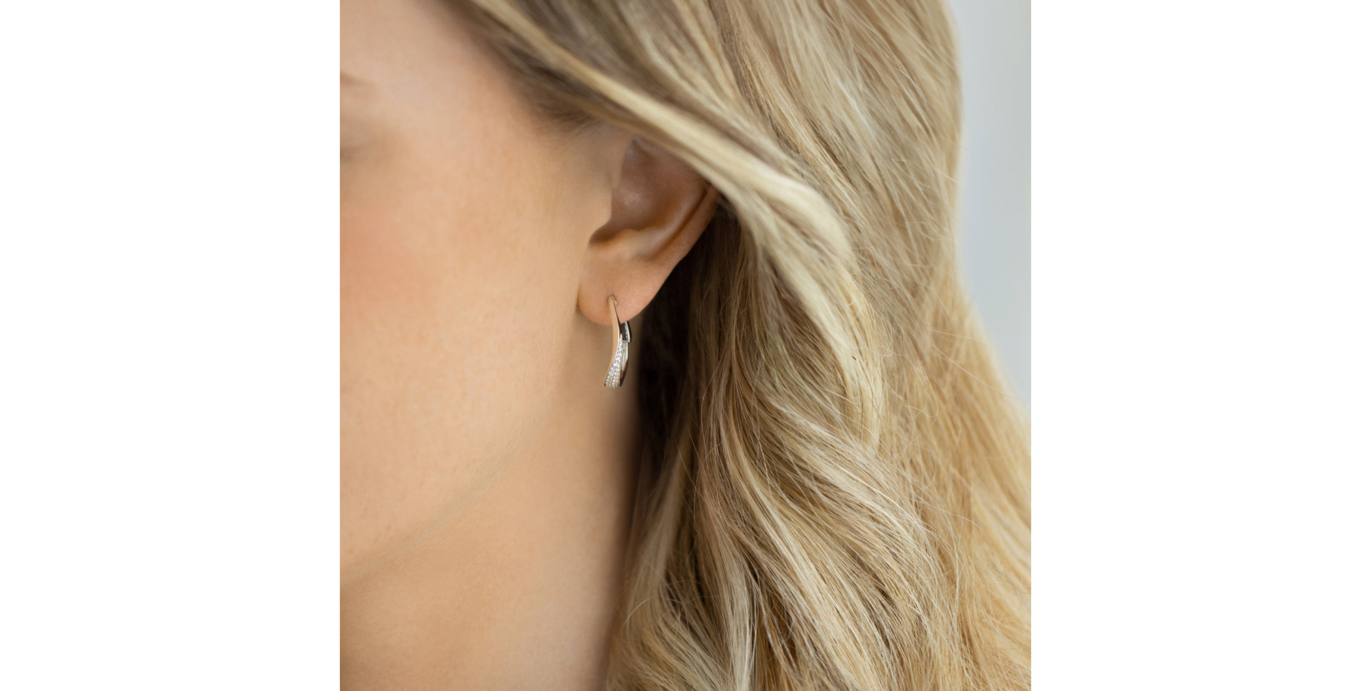 Náušnice s diamanty Frozen Daylight