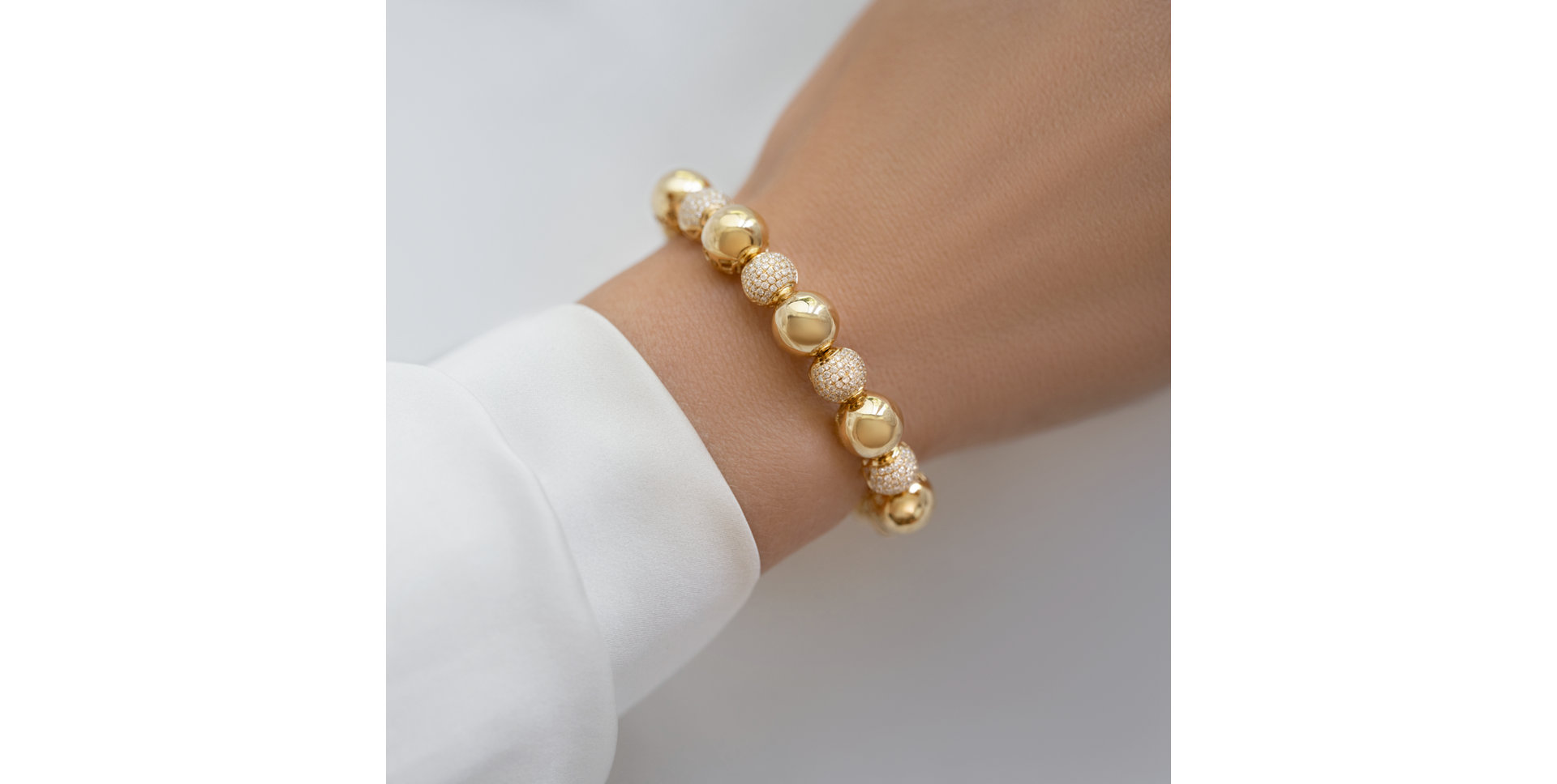 Náramek s diamanty Royal Band