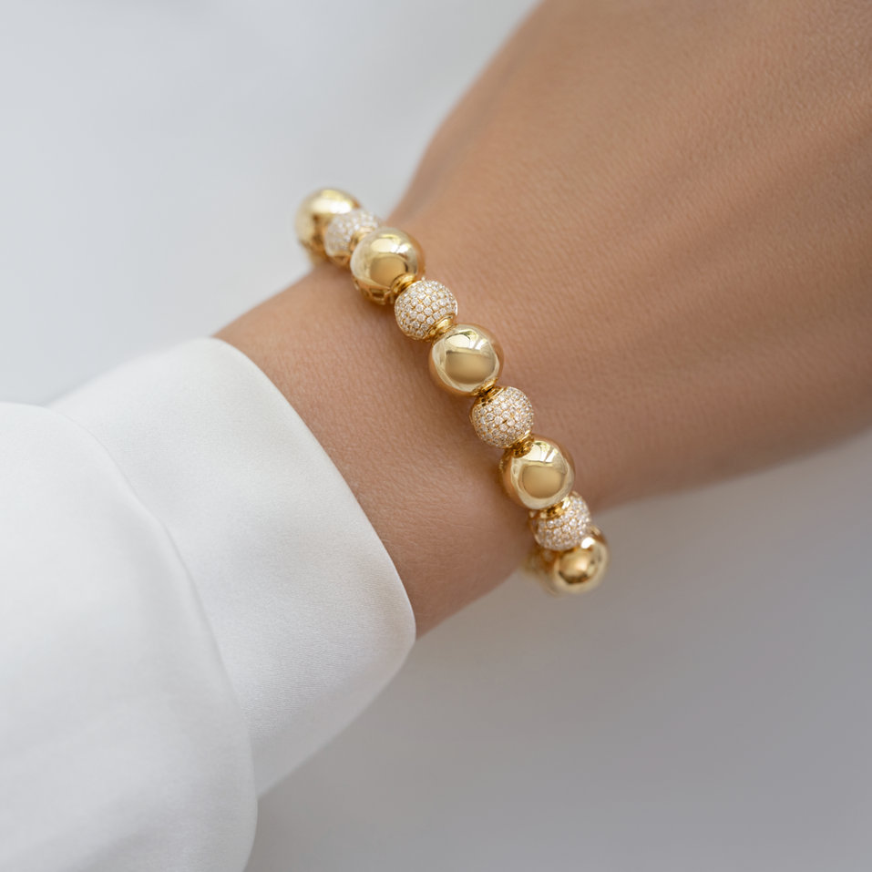 Náramek s diamanty Royal Band