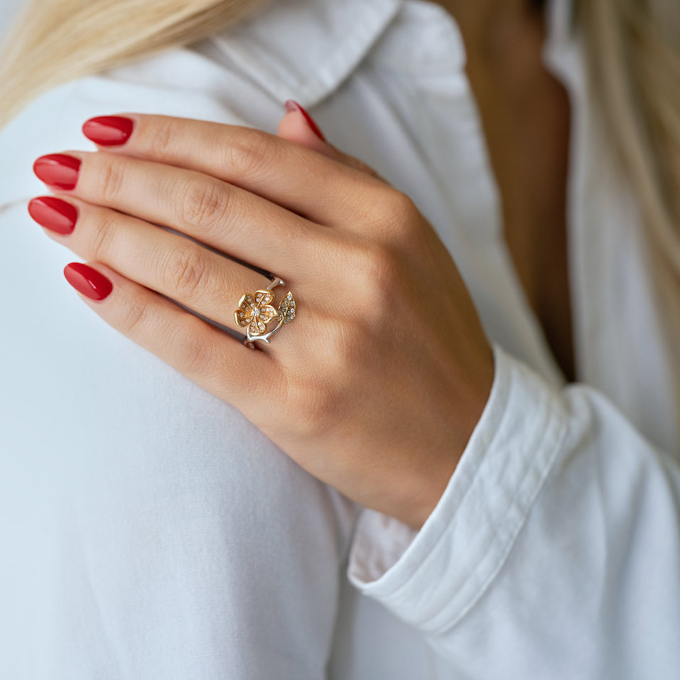 Prsten s diamanty Virgin Romance