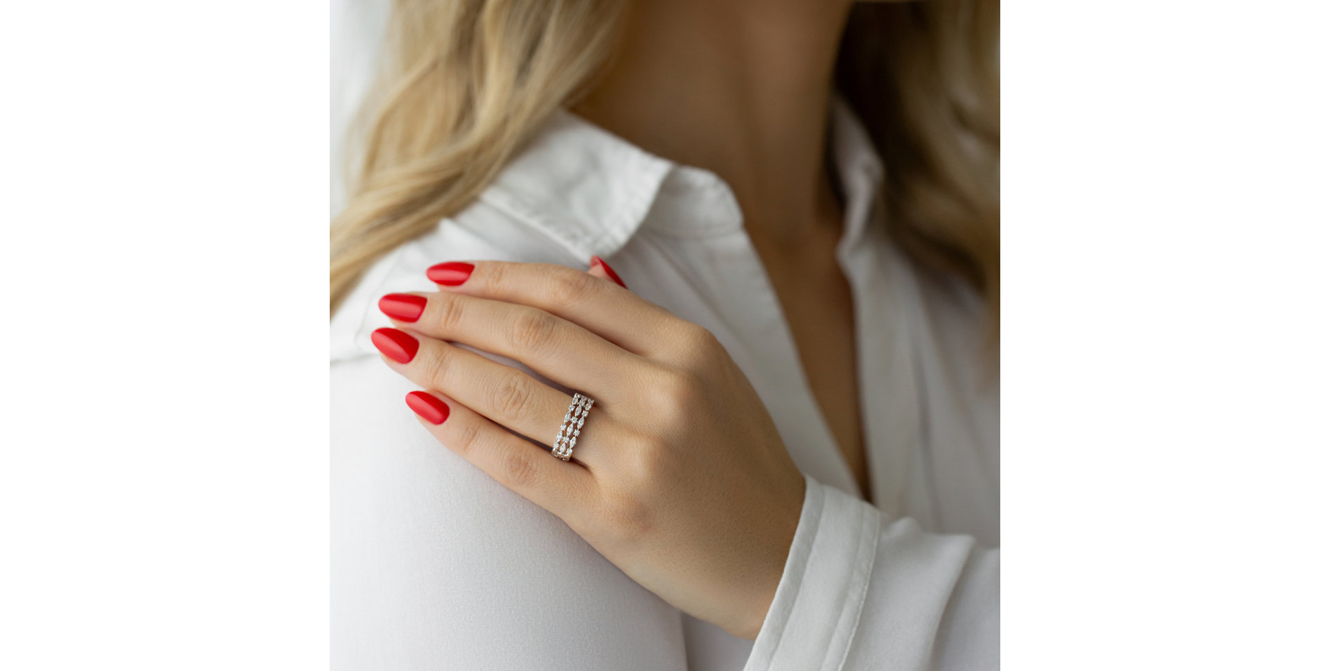 Prsten s diamanty Clarisse