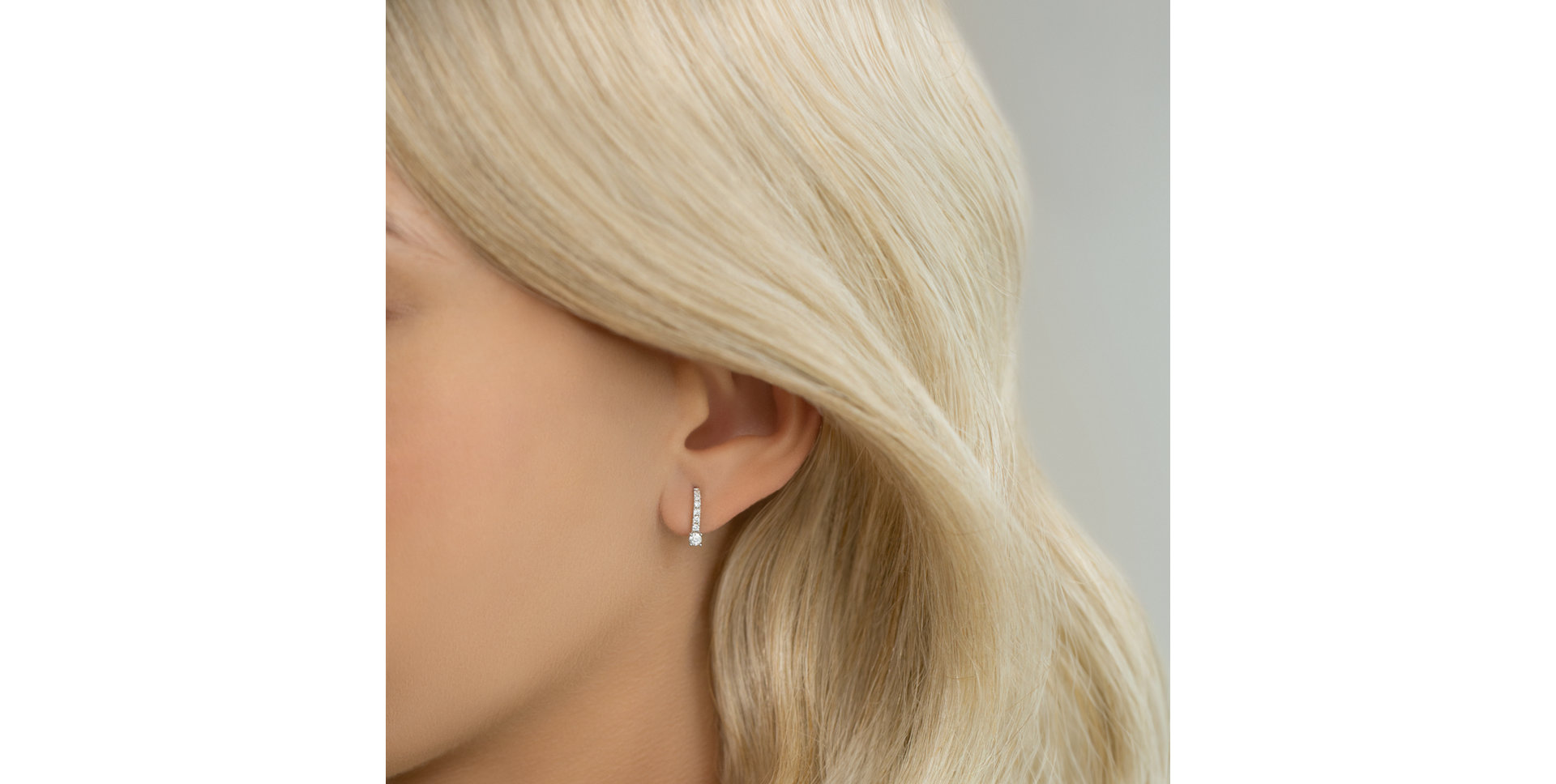 Náušnice s diamanty Fairytale Gentility