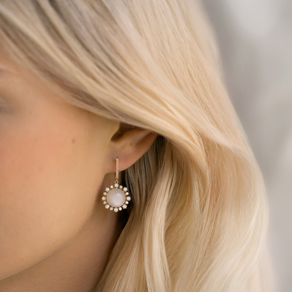 Náušnice s diamanty Solara