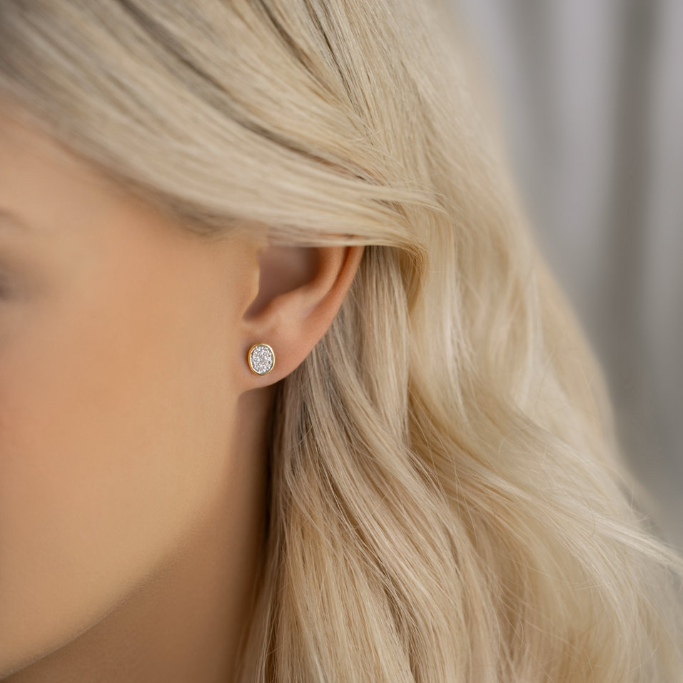 Náušnice s diamanty Eloso