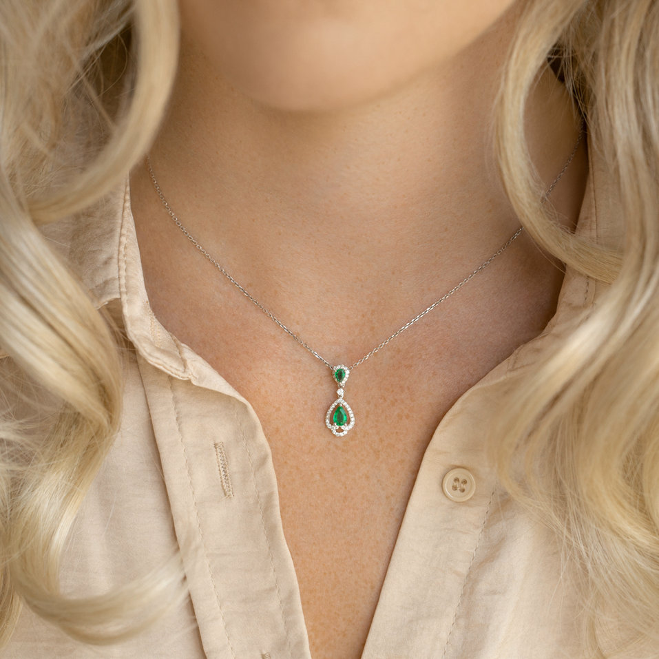 Přívěs s rubíny a diamanty Royal Delight