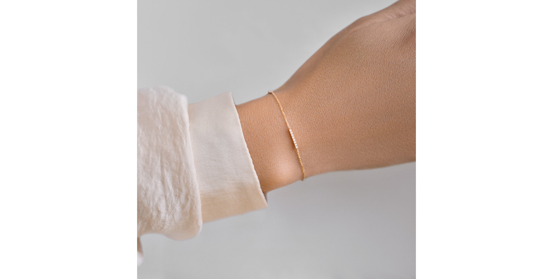 Náramek s diamanty Aeryn