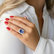 Prsten s tanzanitem a diamanty Sky Goddess3