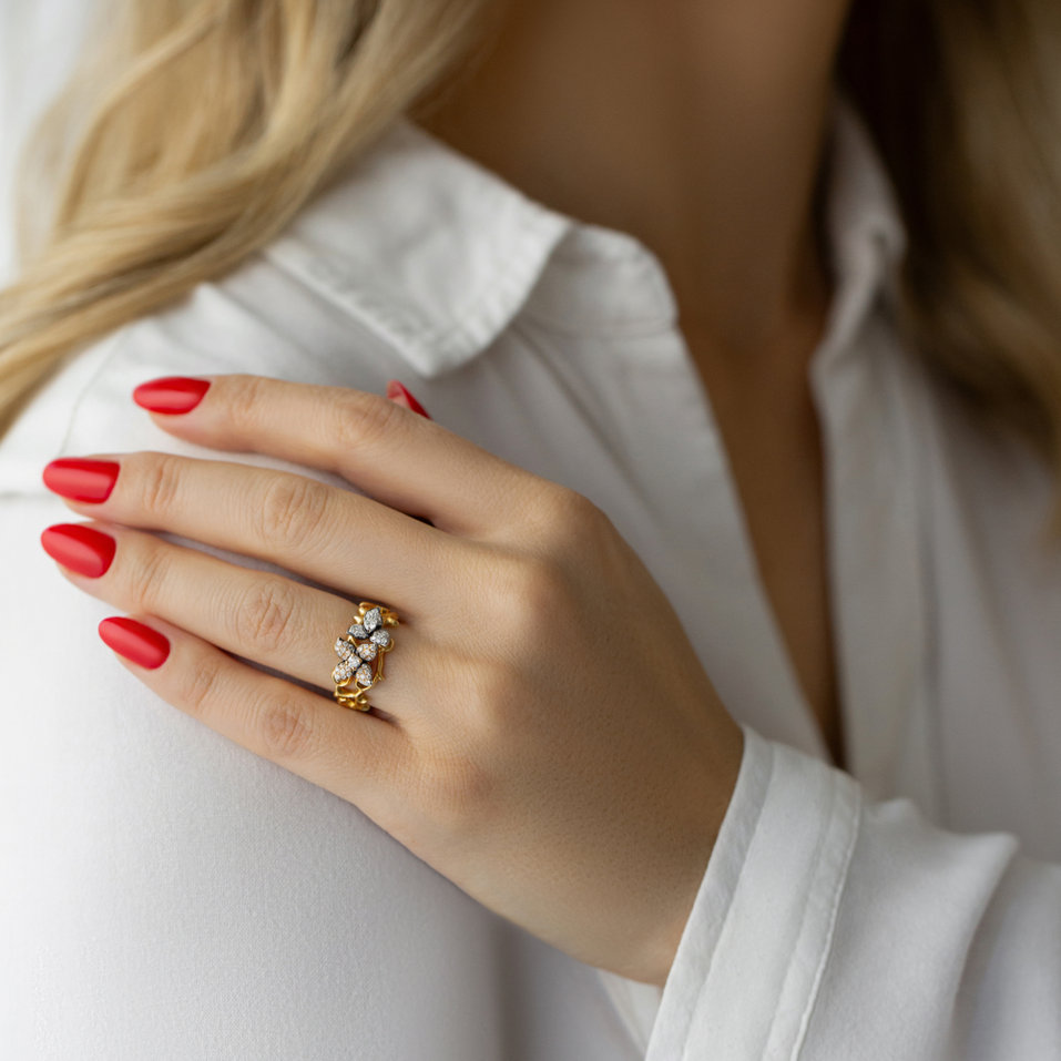 Prsten s diamanty Circus