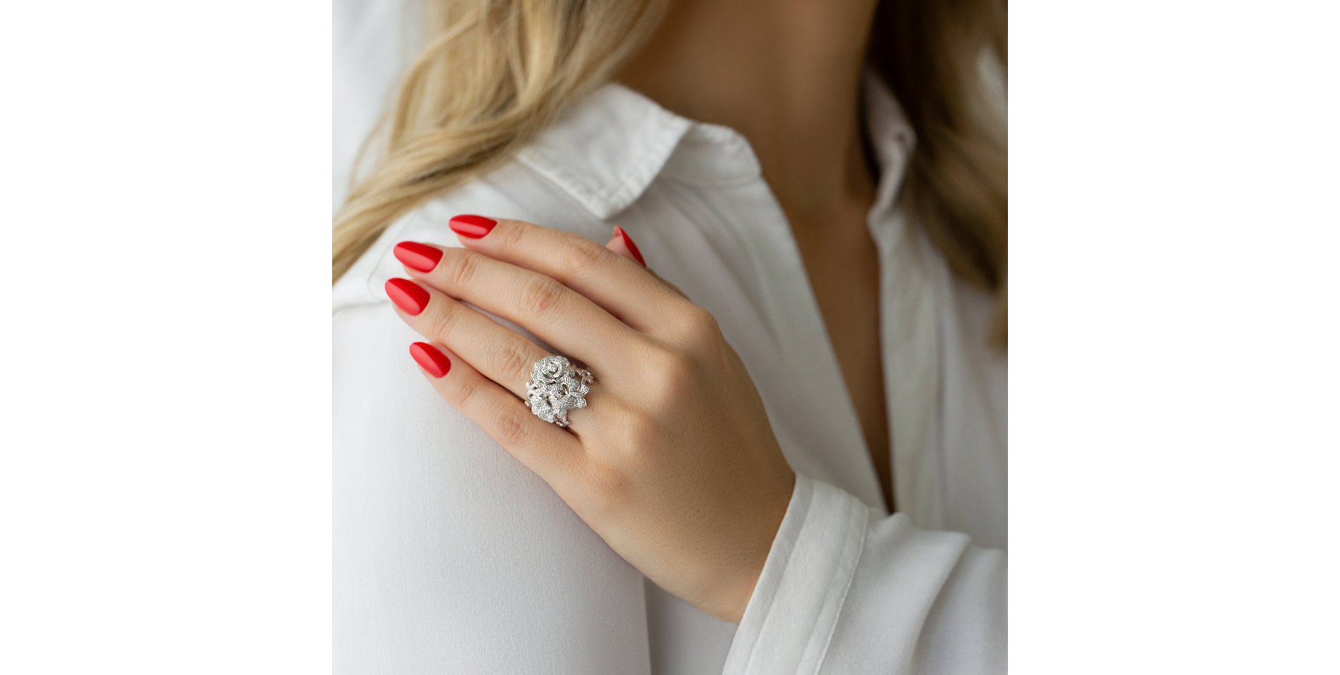 Prsten s diamanty Oblivion Garden