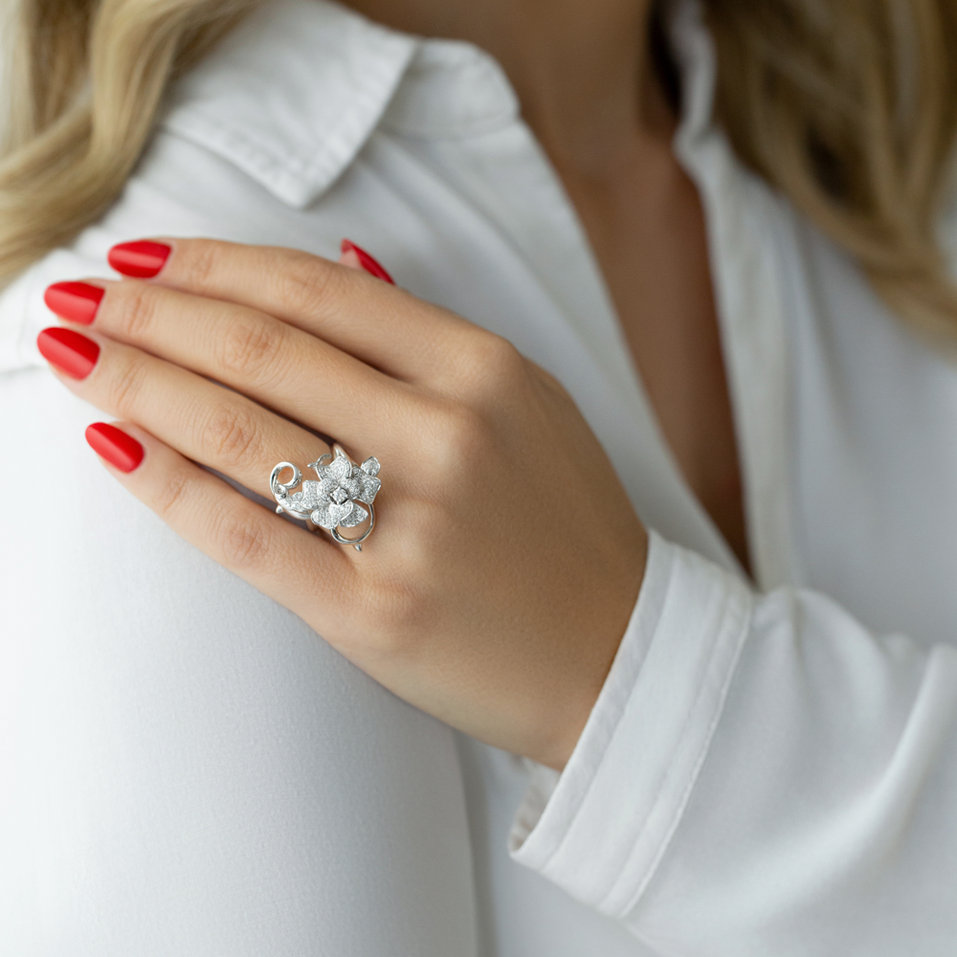 Prsten s diamanty Wild Rose