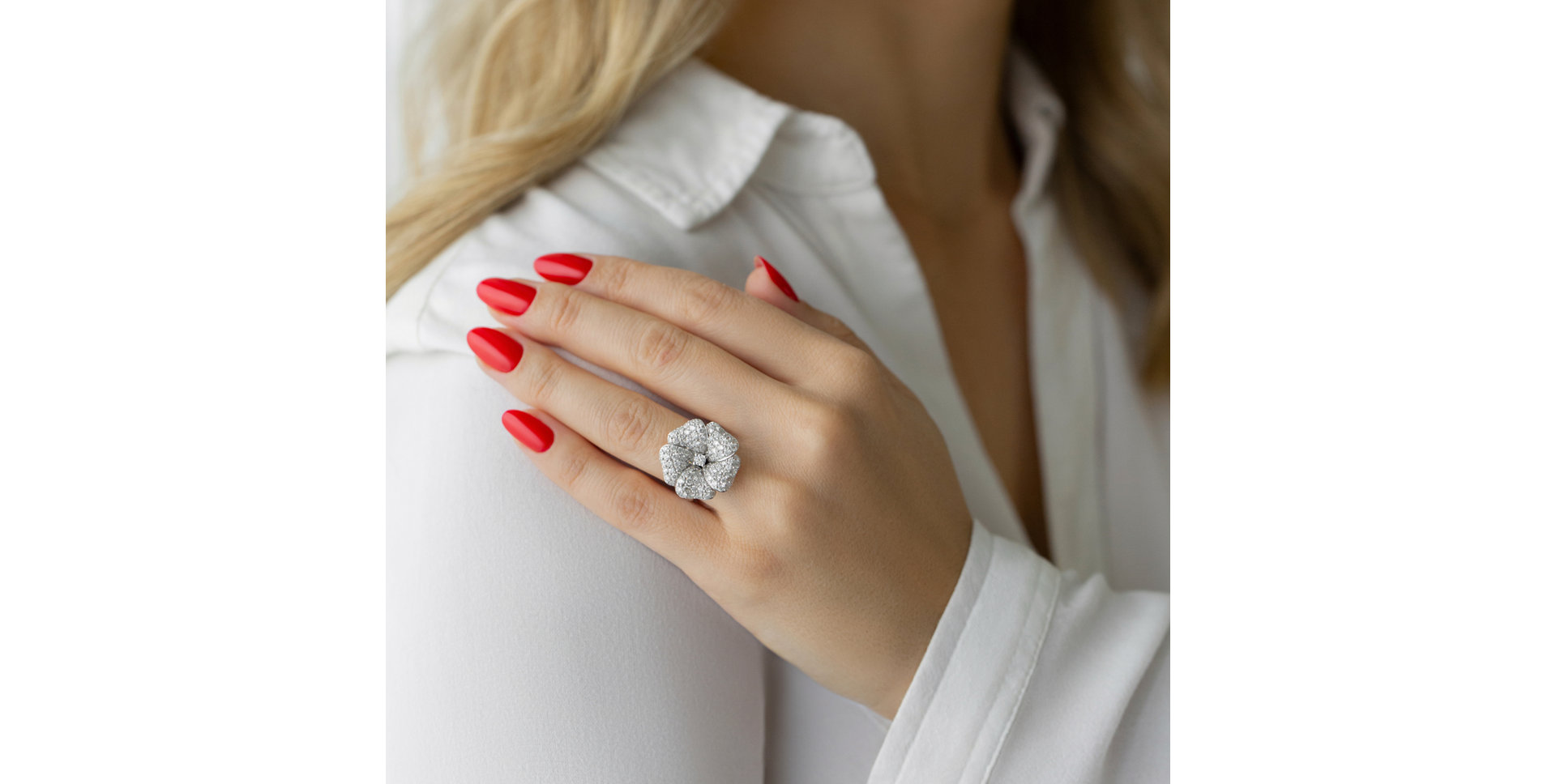 Prsten s diamanty Cosmos