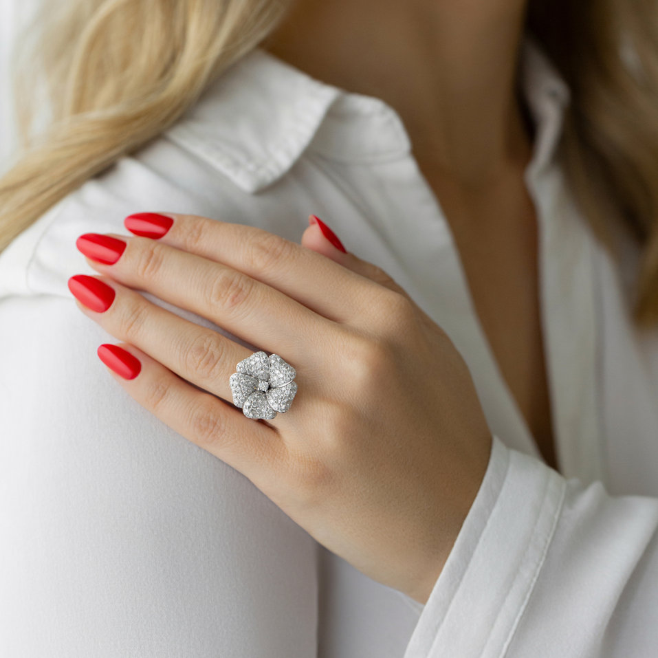 Prsten s diamanty Cosmos