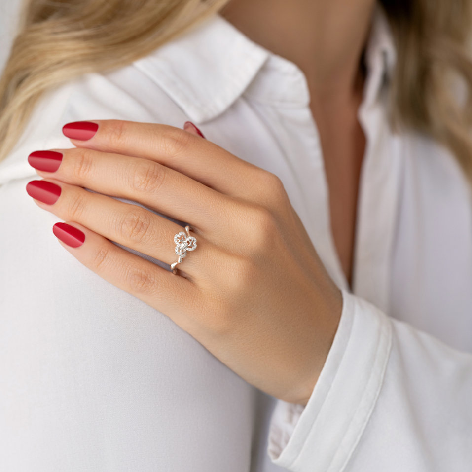 Prsten s diamanty Forsythia