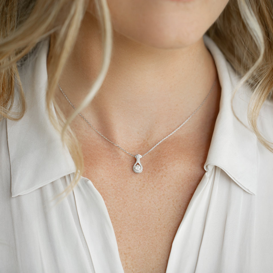 Přívěs s diamanty Glittering Drop