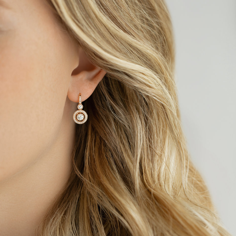 Náušnice s diamanty Monarch Love