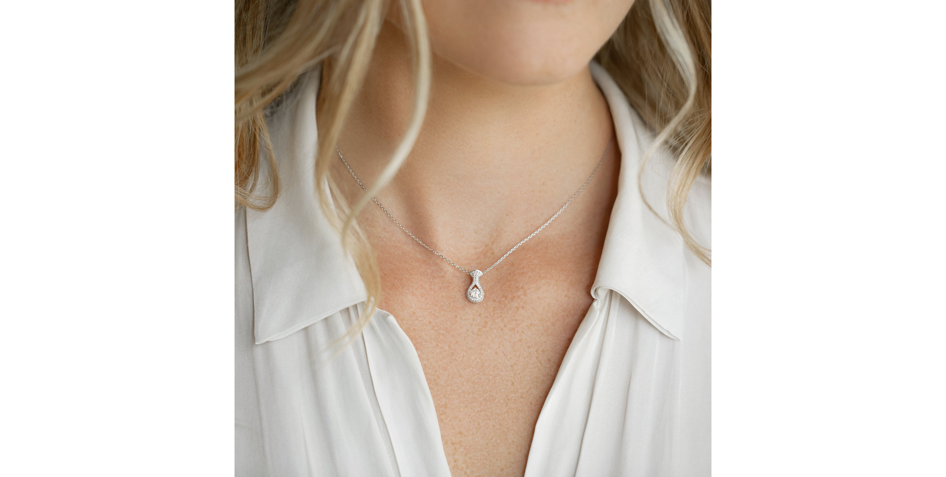 Přívěs s diamanty Glittering Drop