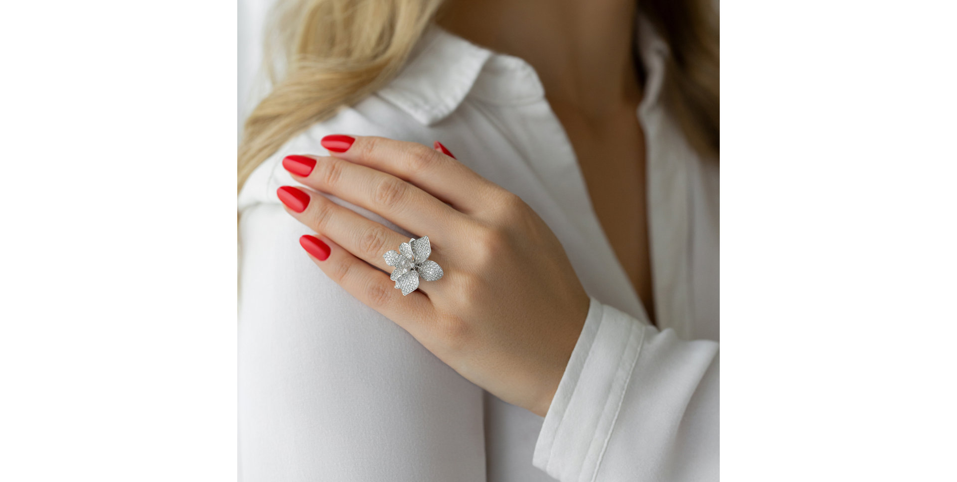 Prsten s diamanty Royal Lily