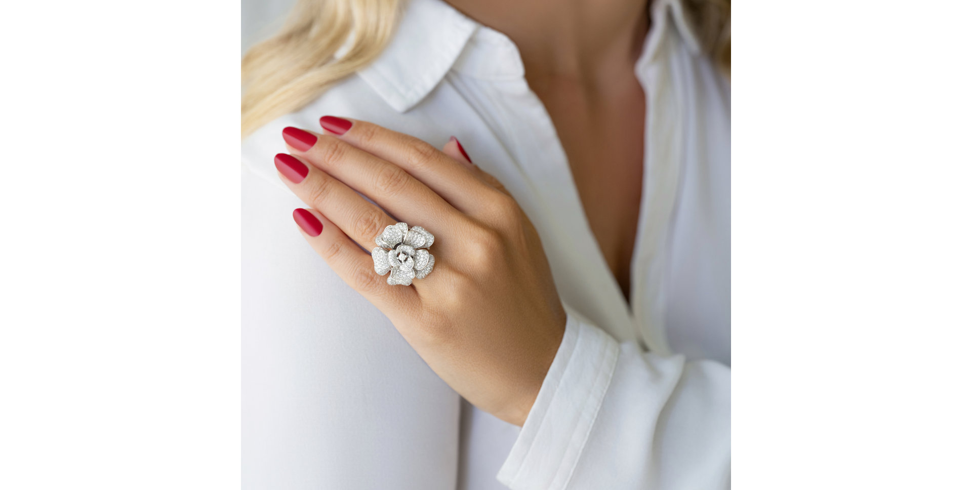 Prsten s diamanty Rose Planet