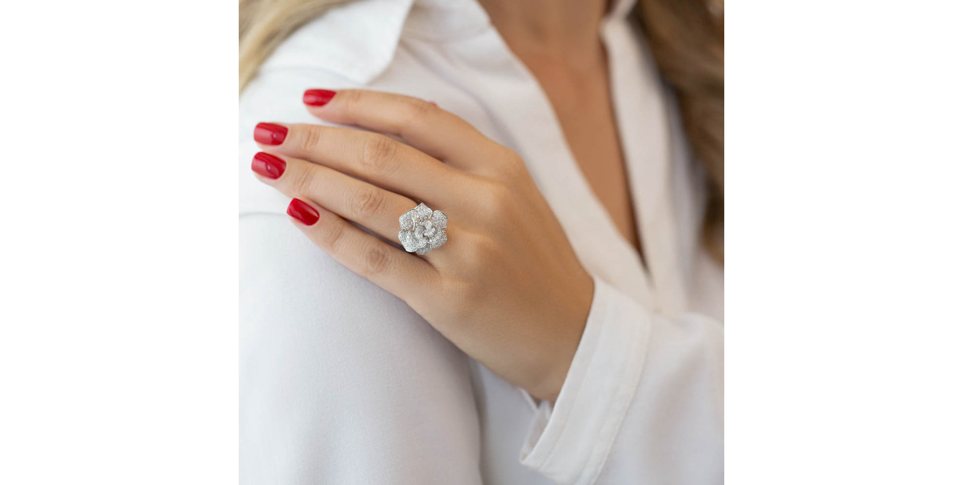 Prsten s diamanty Garden Glamour