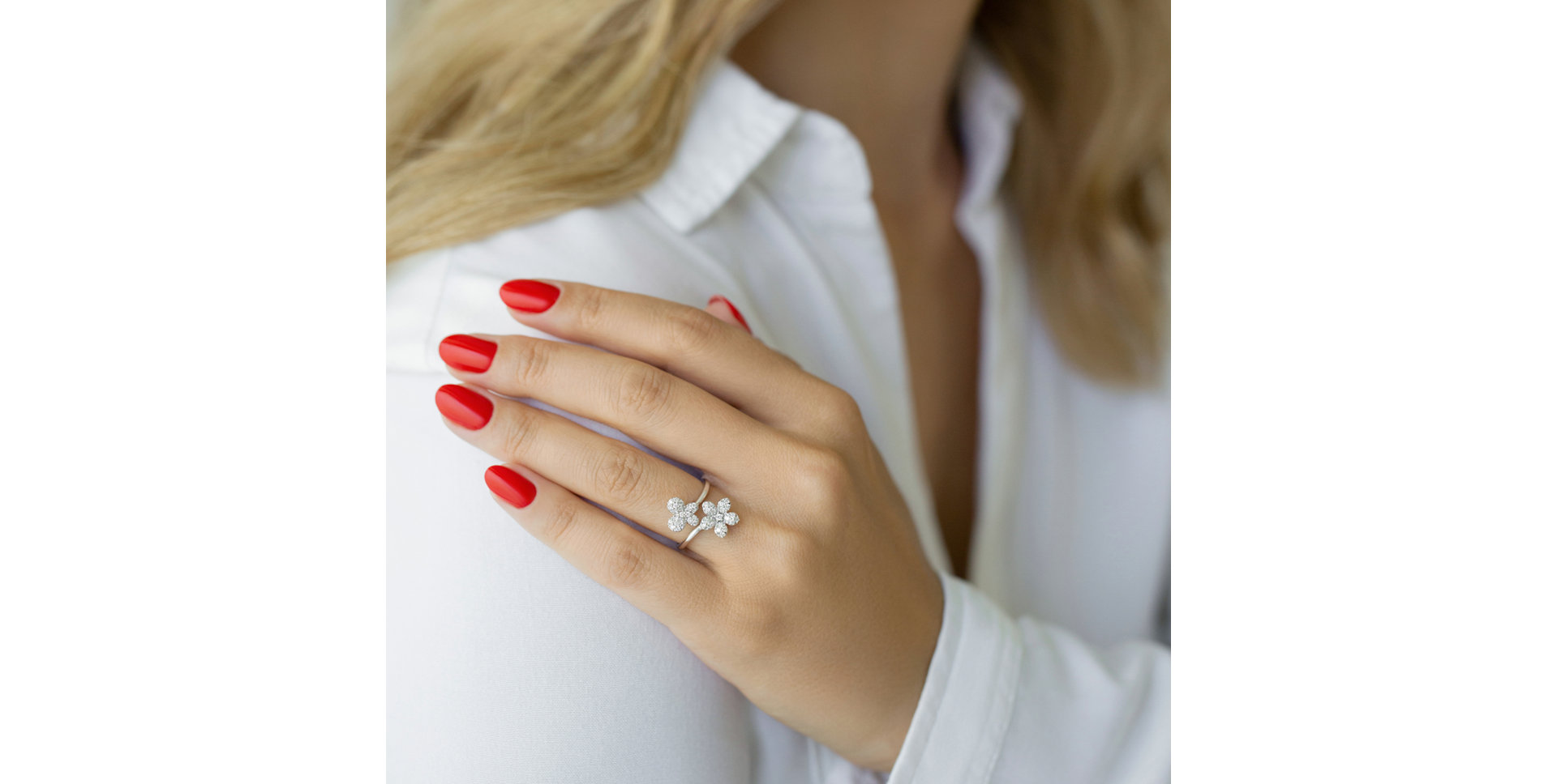 Prsten s diamanty Nature Departure