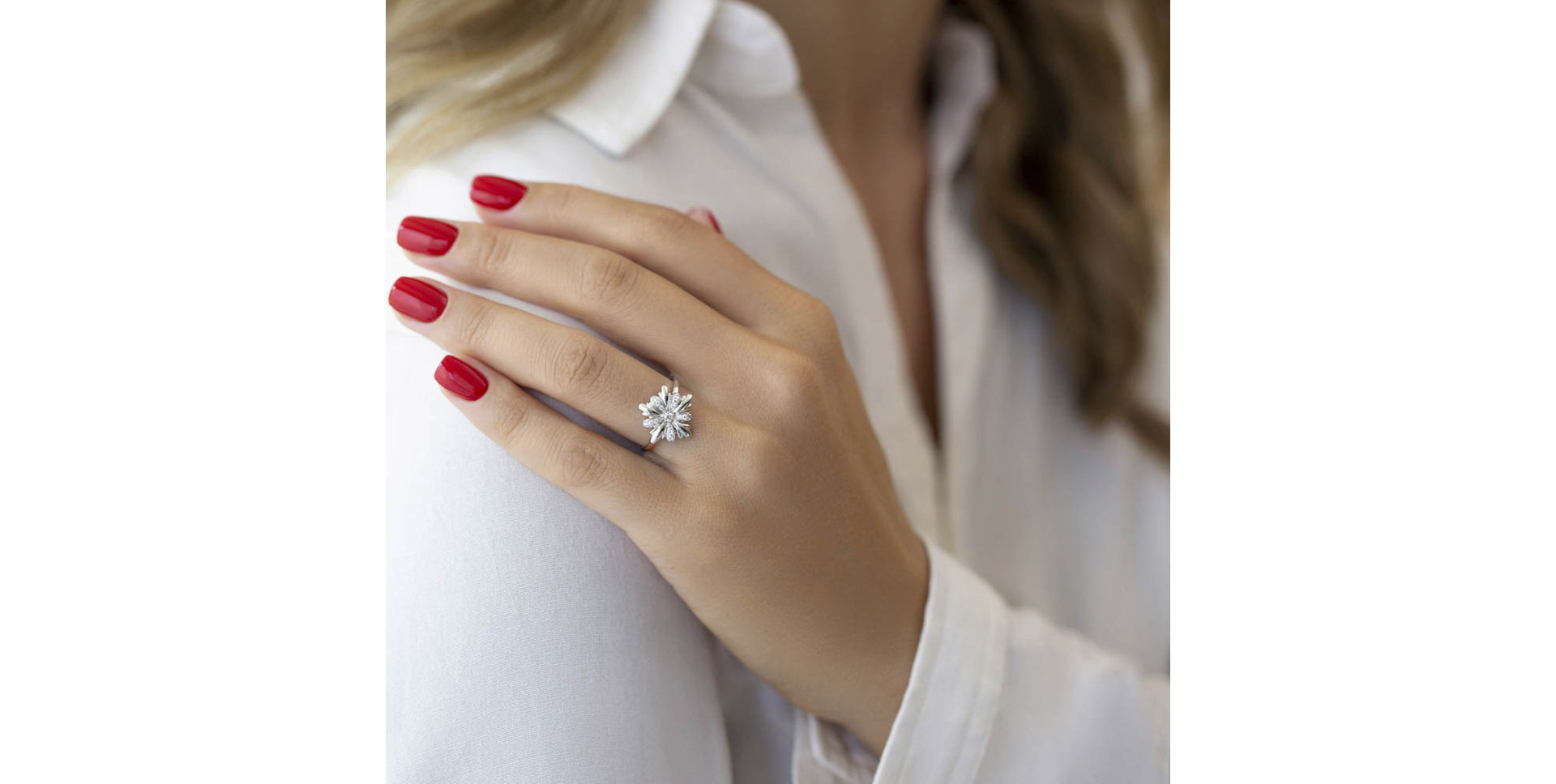 Prsten s diamanty Floriana