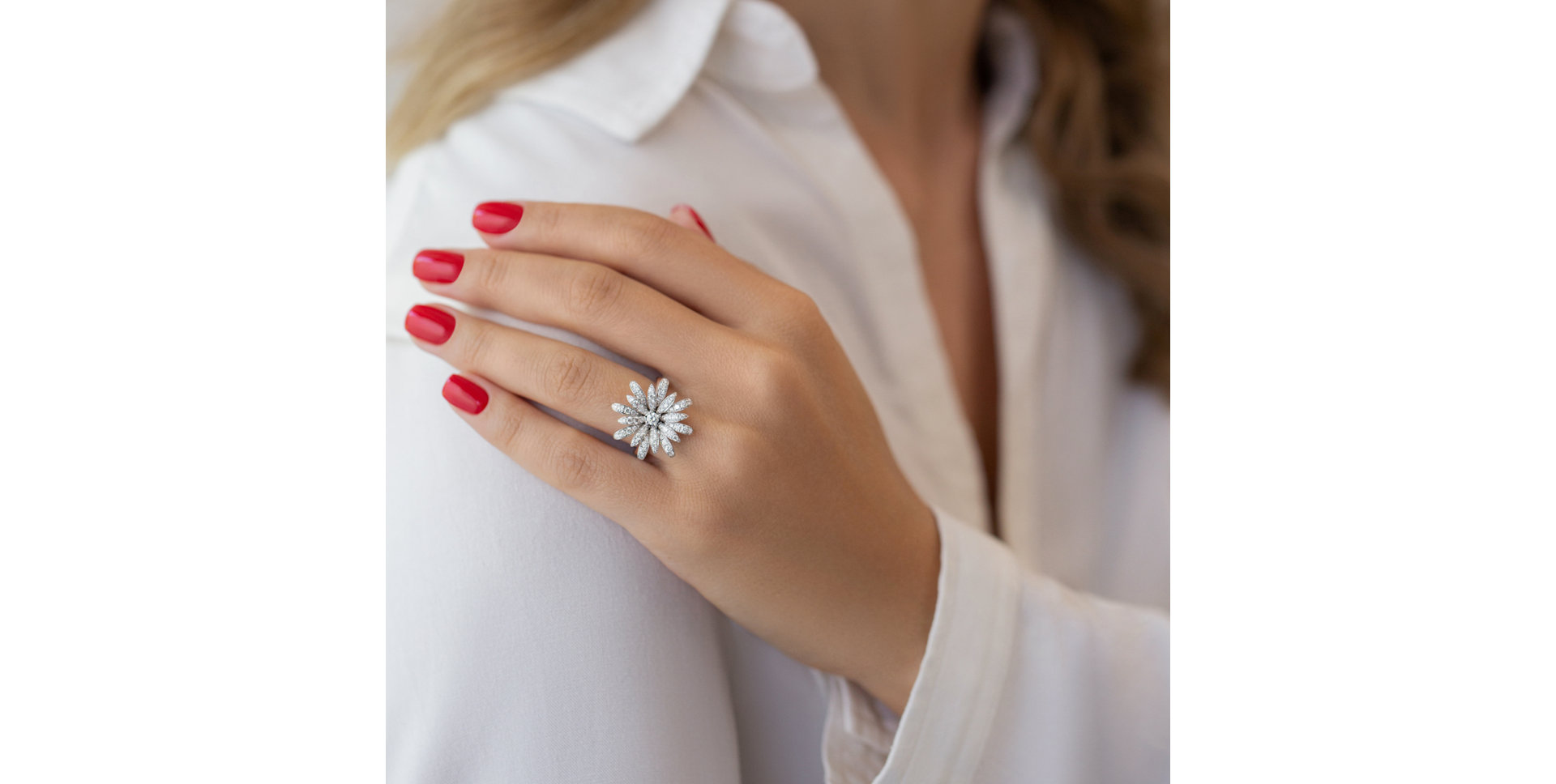 Prsten s diamanty Floriana