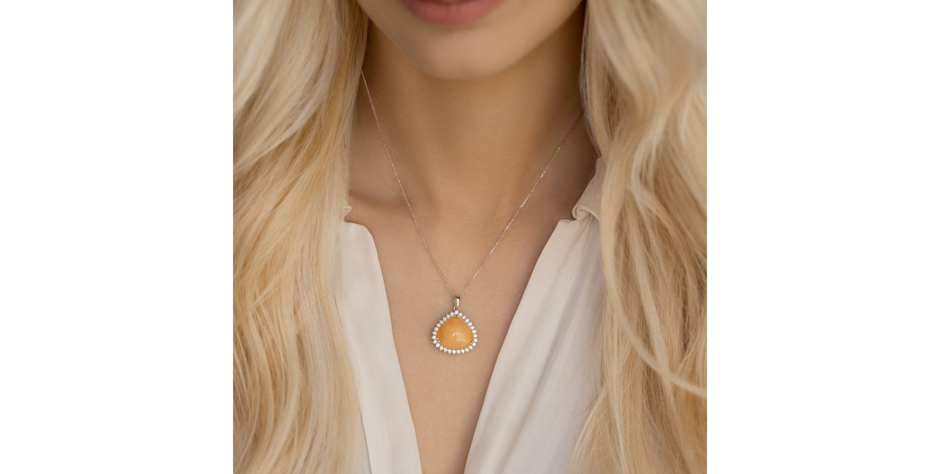 Přívěs s opálem a diamanty Royal Opal