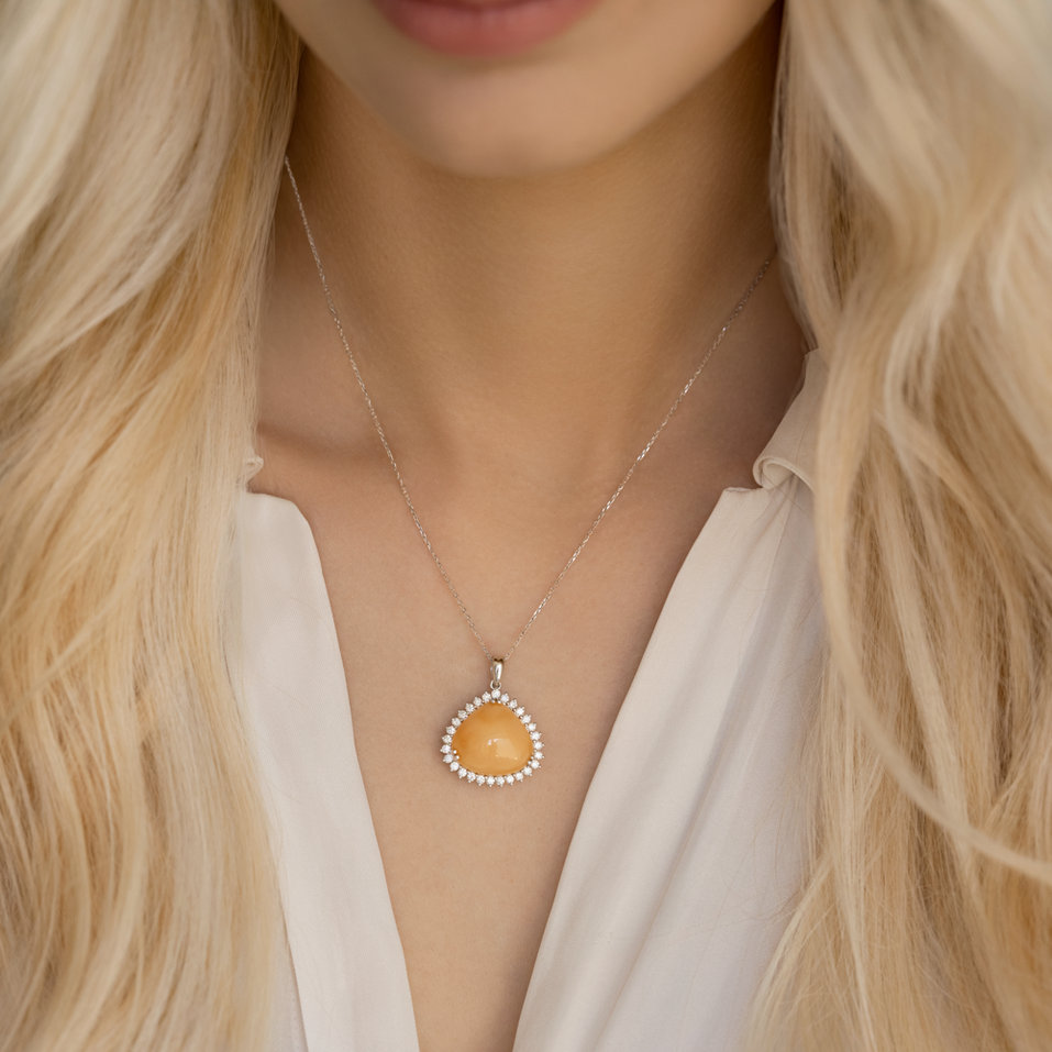 Přívěs s opálem a diamanty Royal Opal