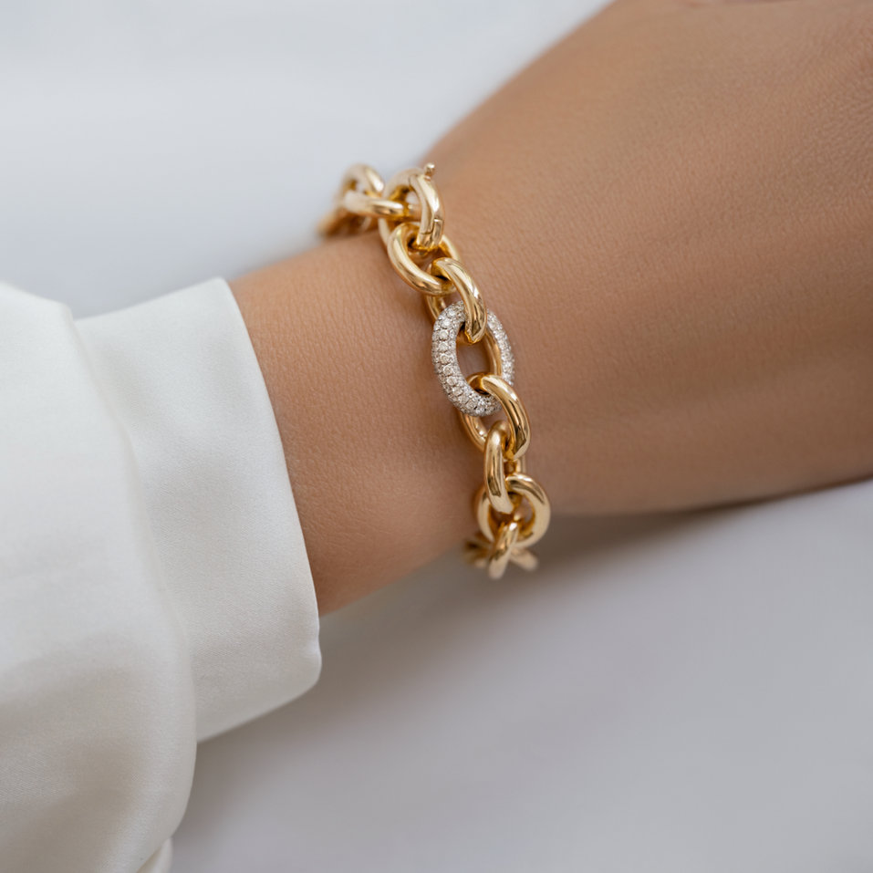 Náramek s diamanty Daisy