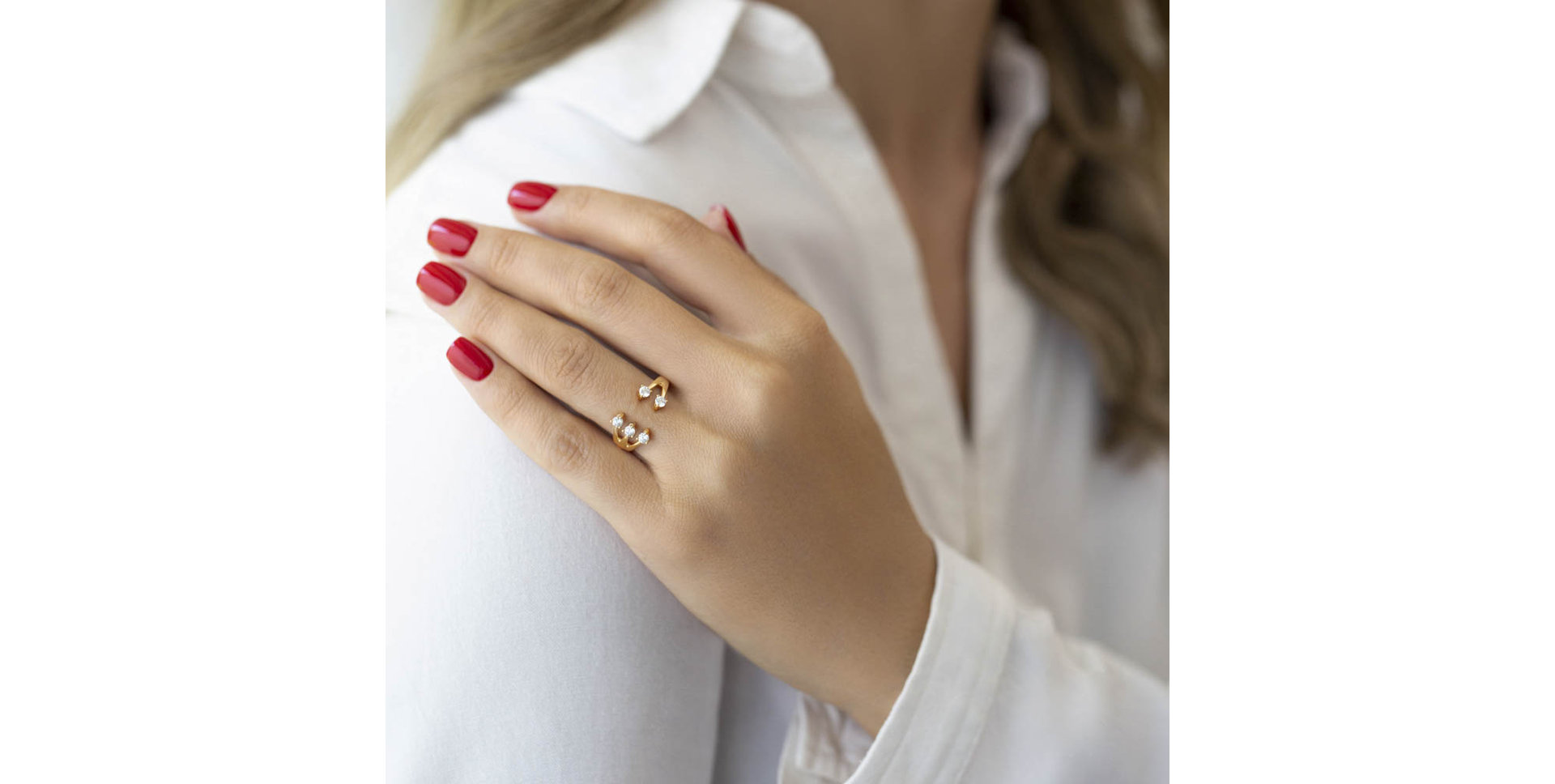 Prsten s diamanty Gabrielle