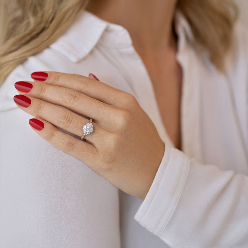 Prsten s diamanty Enchanted Horizon