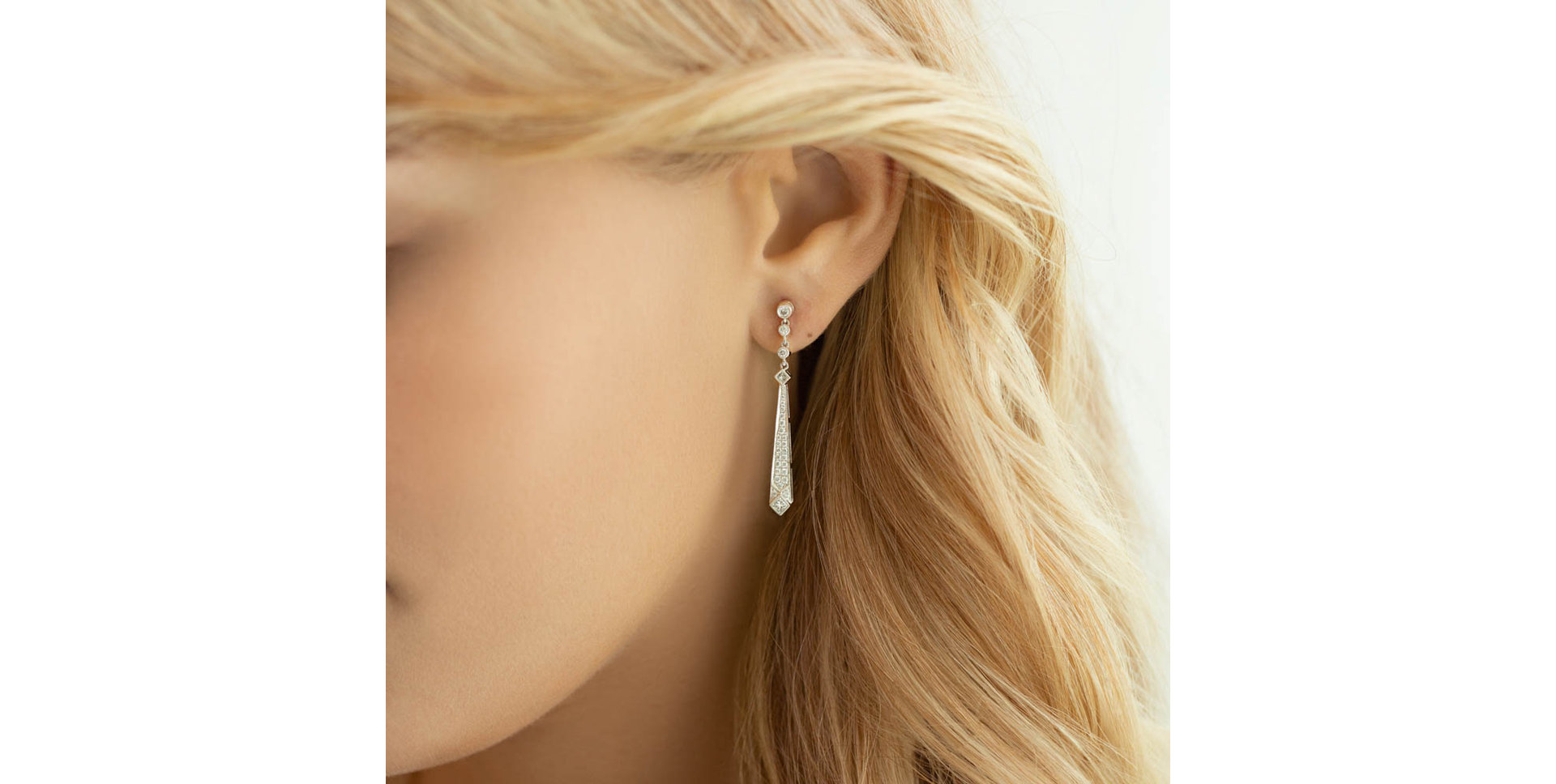 Náušnice s diamanty Devoted Theresa