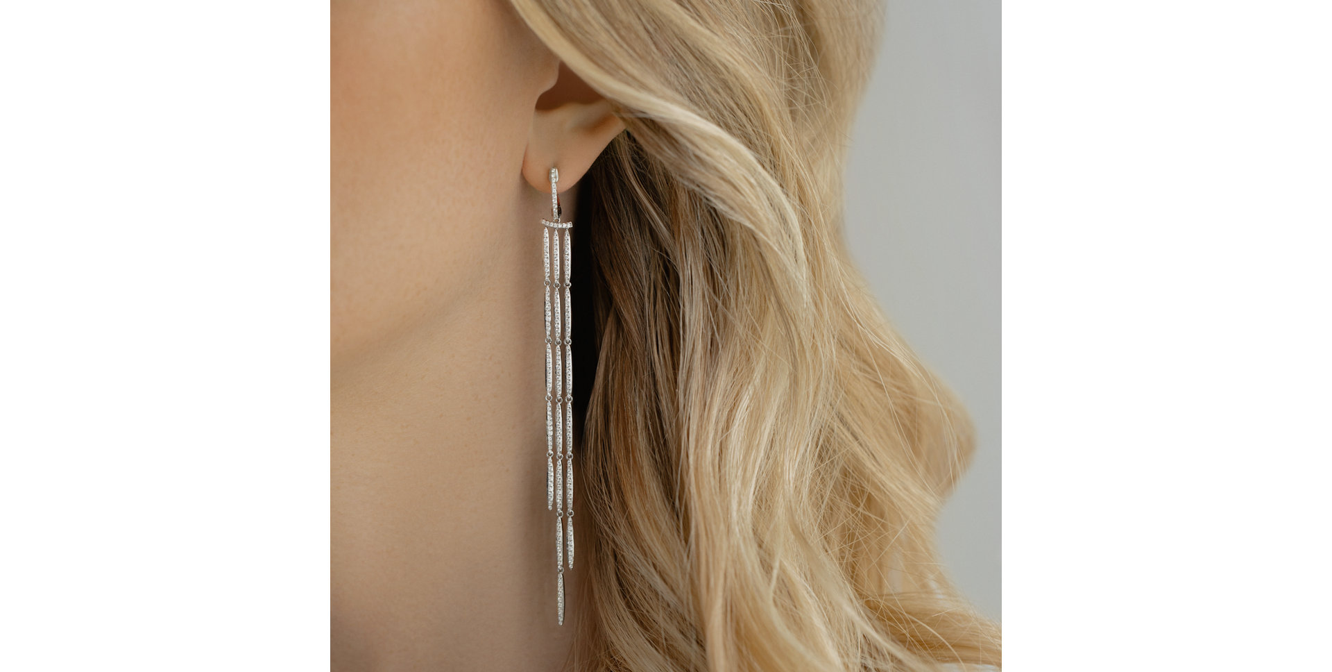 Náušnice s diamanty Anitha