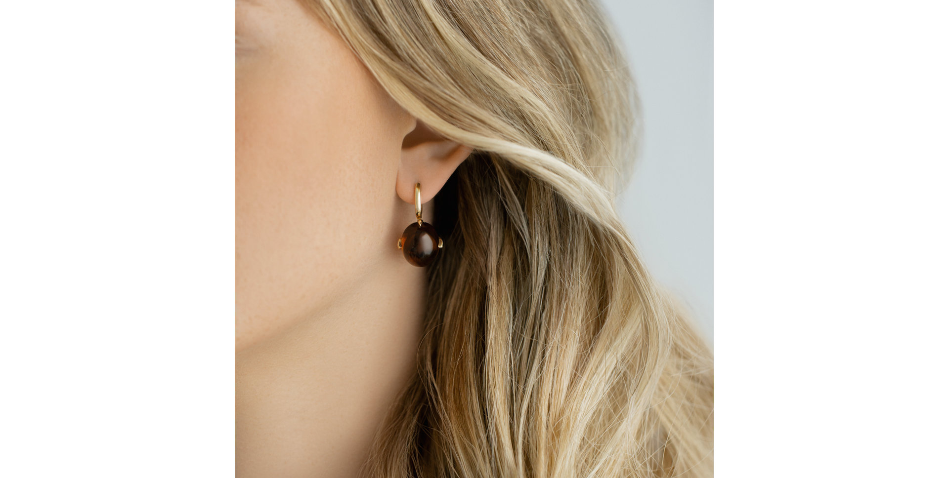 Náušnice s quartzem a diamanty Shining Grace