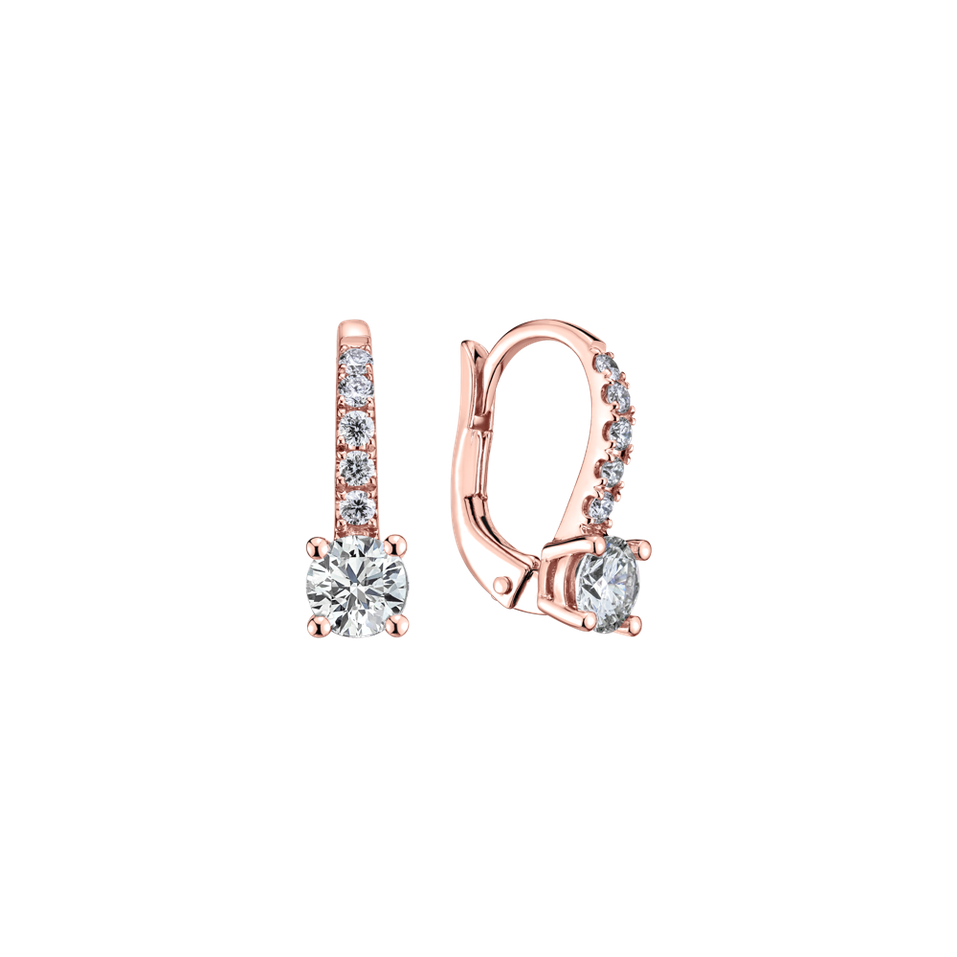 Náušnice s diamanty Fairytale Gentility